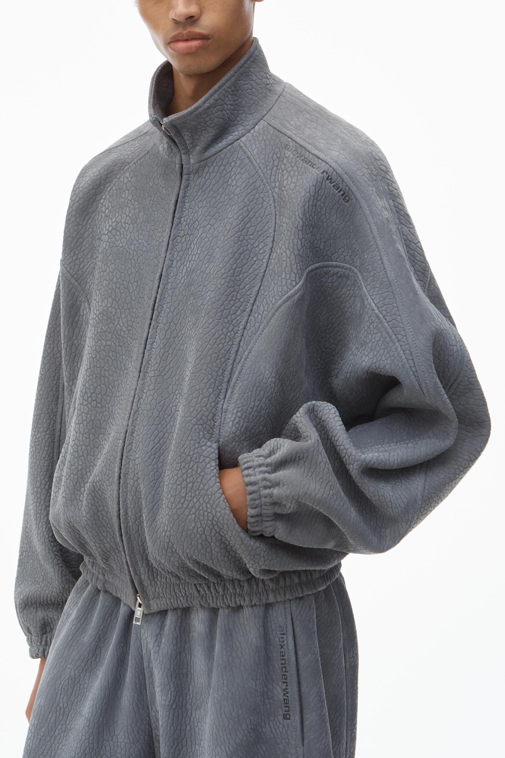 Track Jacket In Primal Lambskin Leather Product Image