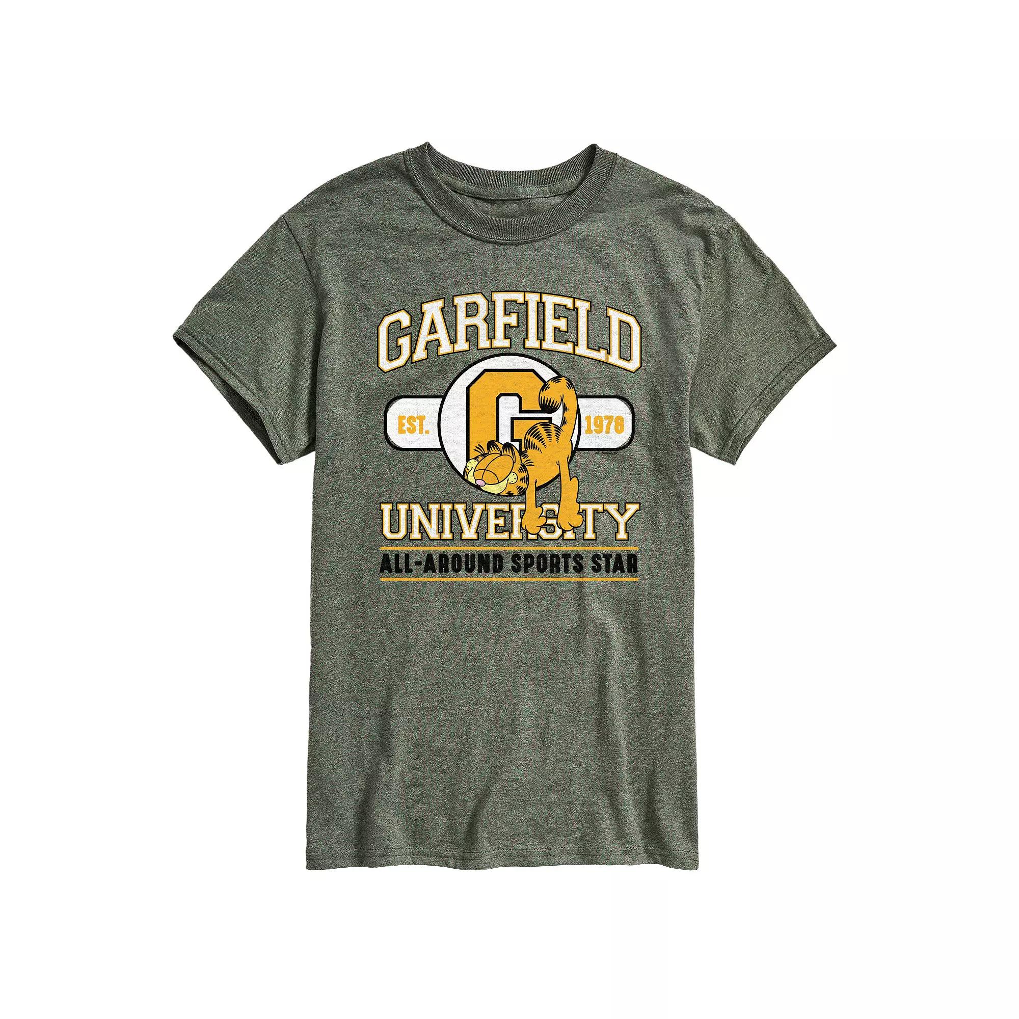 Men's Garfield University Sports Star Graphic Tee,  Product Image