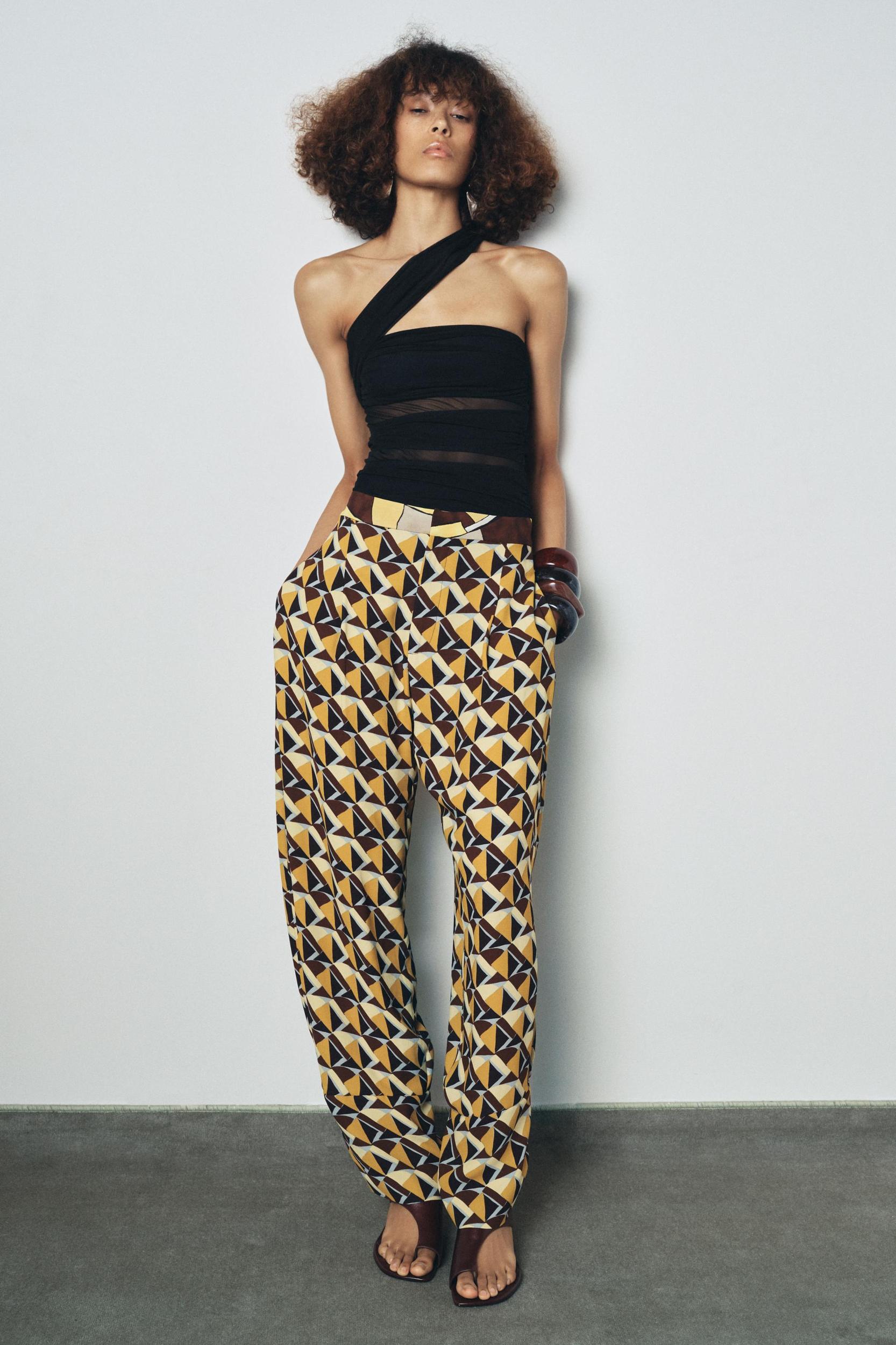 ZW COLLECTION PRINTED PANTS Product Image