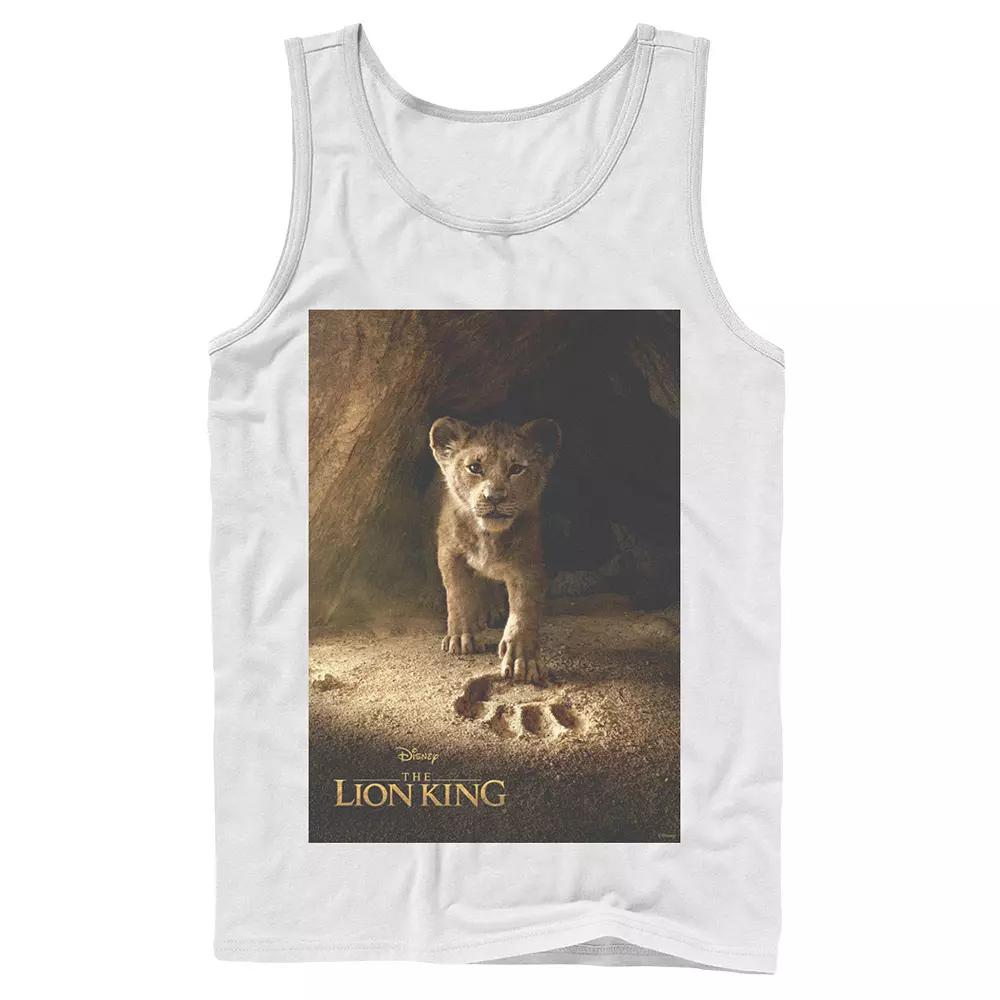 Disney's The Lion King Simba Paw Men's Live Action Movie Poster Tank Top,  Product Image