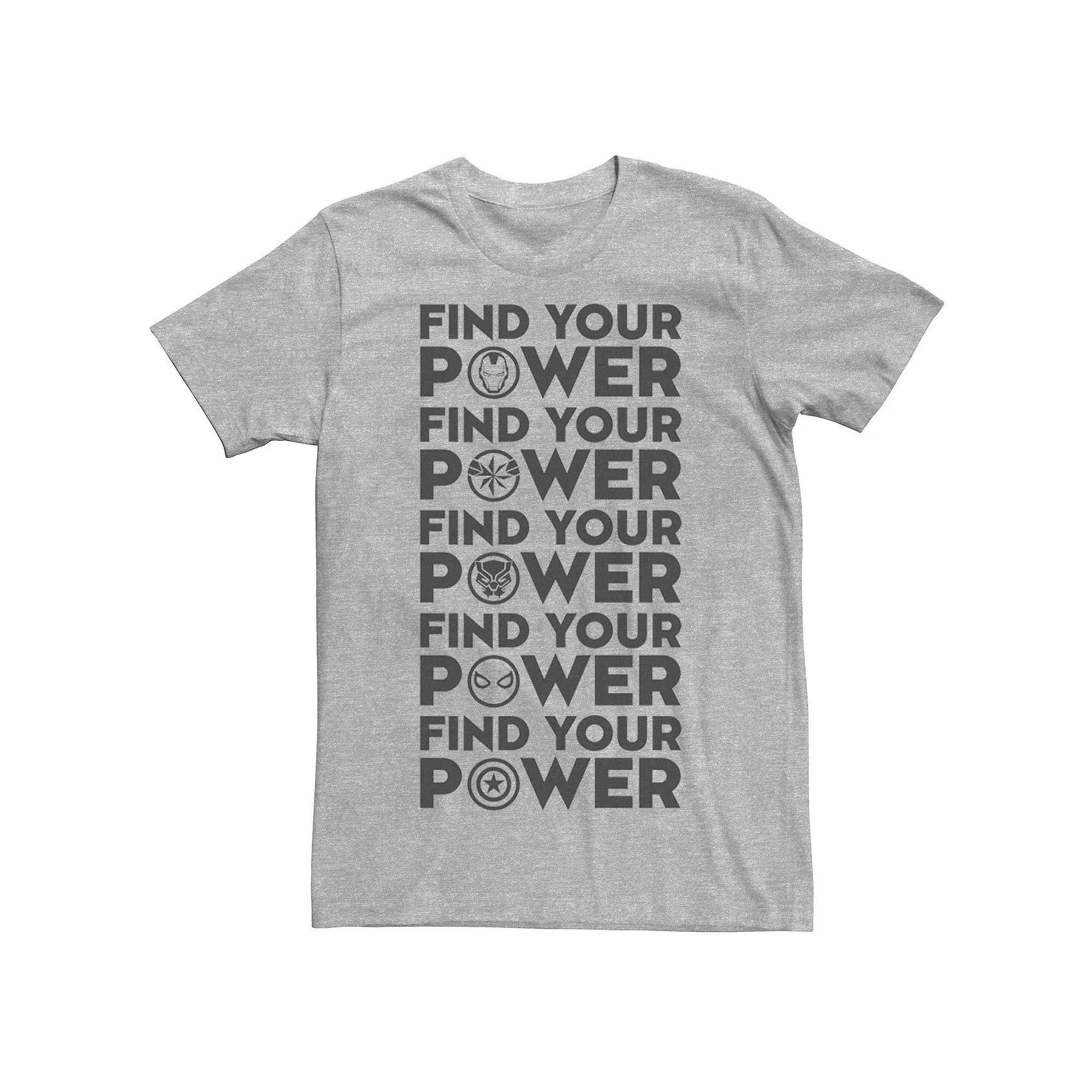 Men's Marvel Find Your Power Team Logos Tee,  Product Image