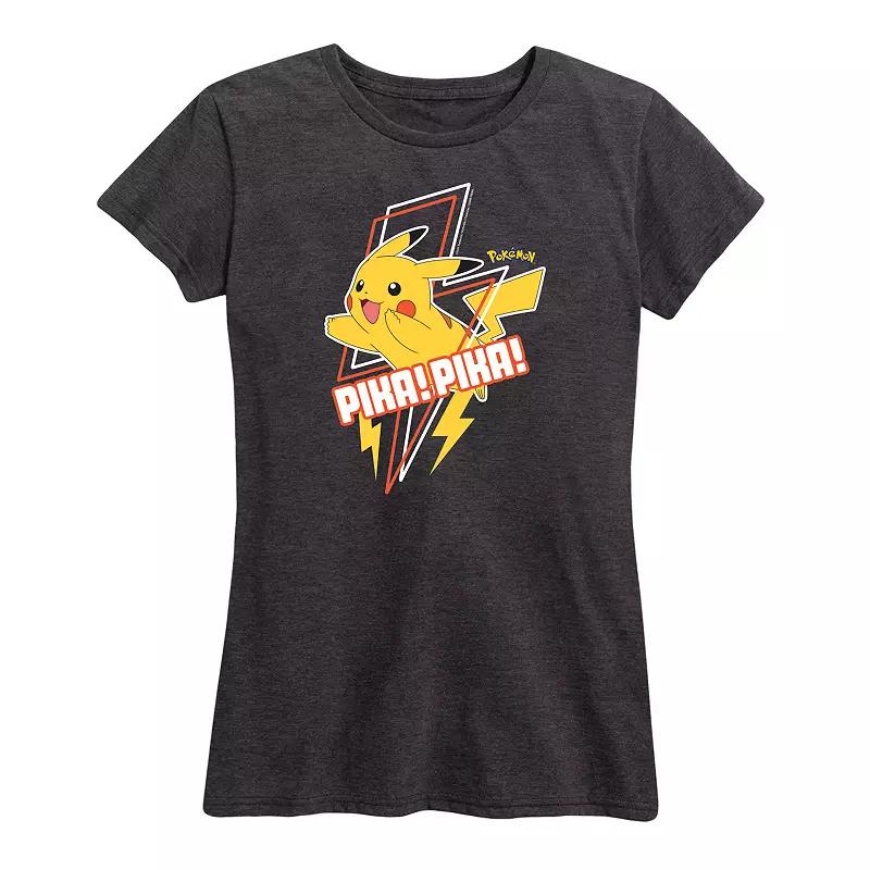 Plus Pokemon Pika Pika Graphic Tee, Womens Product Image