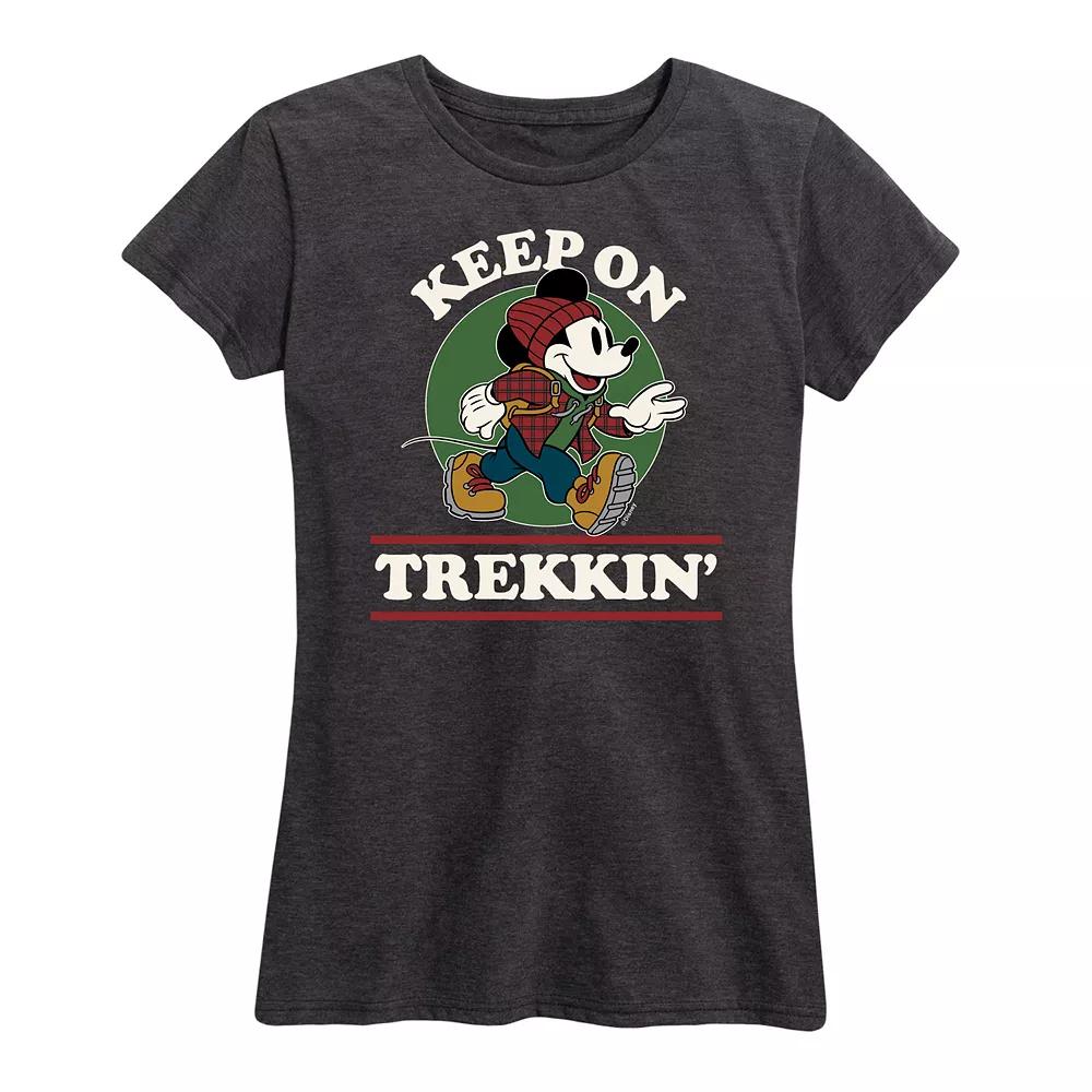 Disney's Mickey Mouse Women's Keep On Trekkin' Graphic Tee,  Product Image