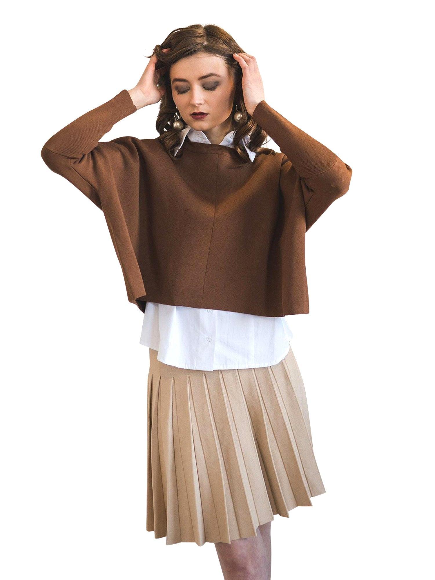 Apparalel Knit Pleat Infinity Skirt Product Image