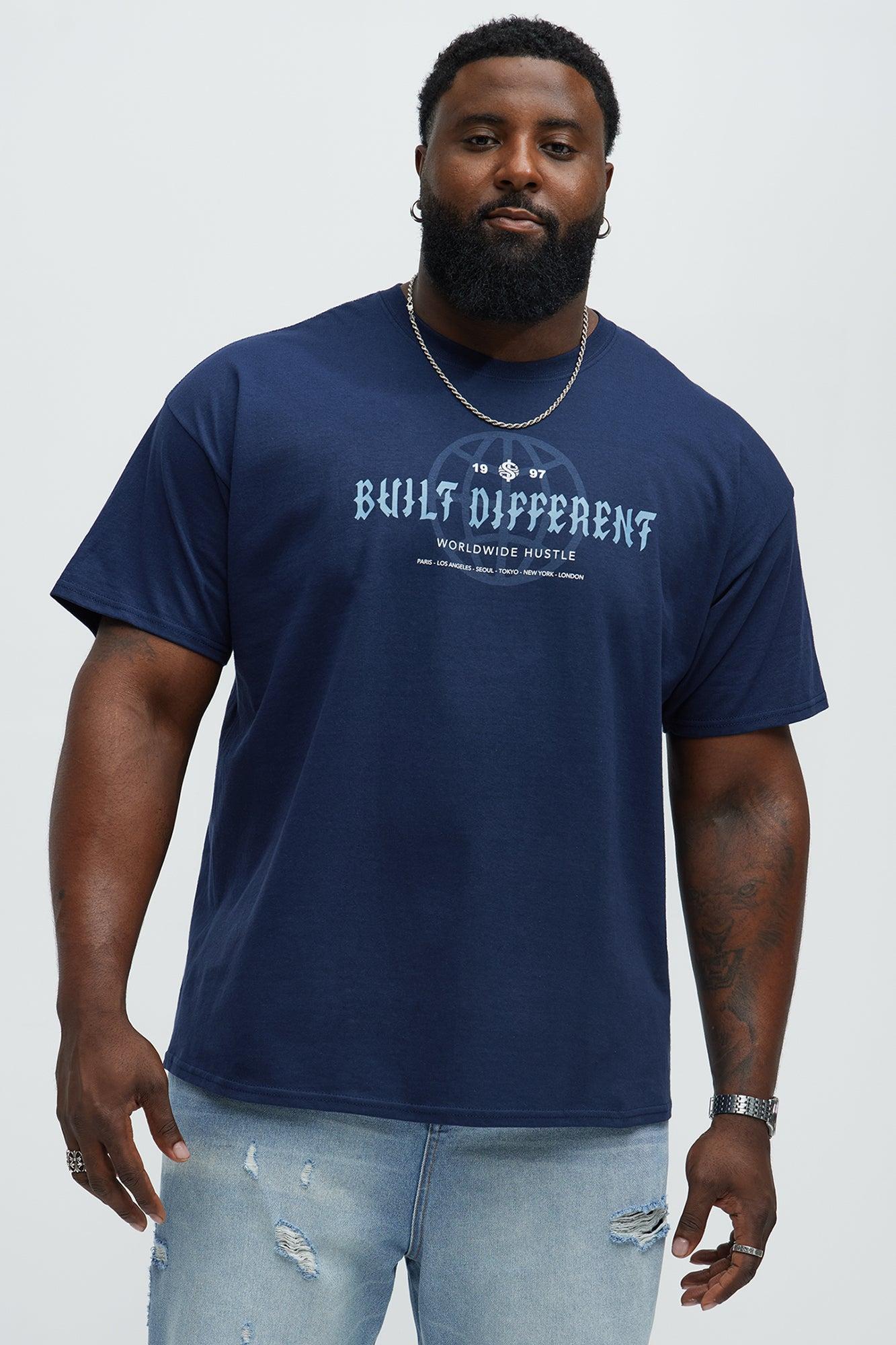 Built Different Worldwide Short Sleeve Tee - Navy Product Image