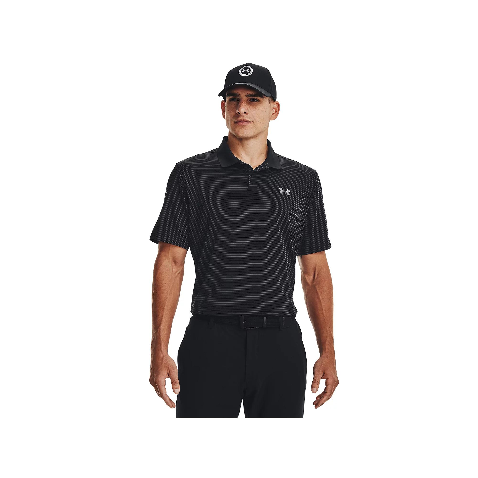 Men's Under Armour Performance 3.0 Stripe Golf Polo,  Product Image