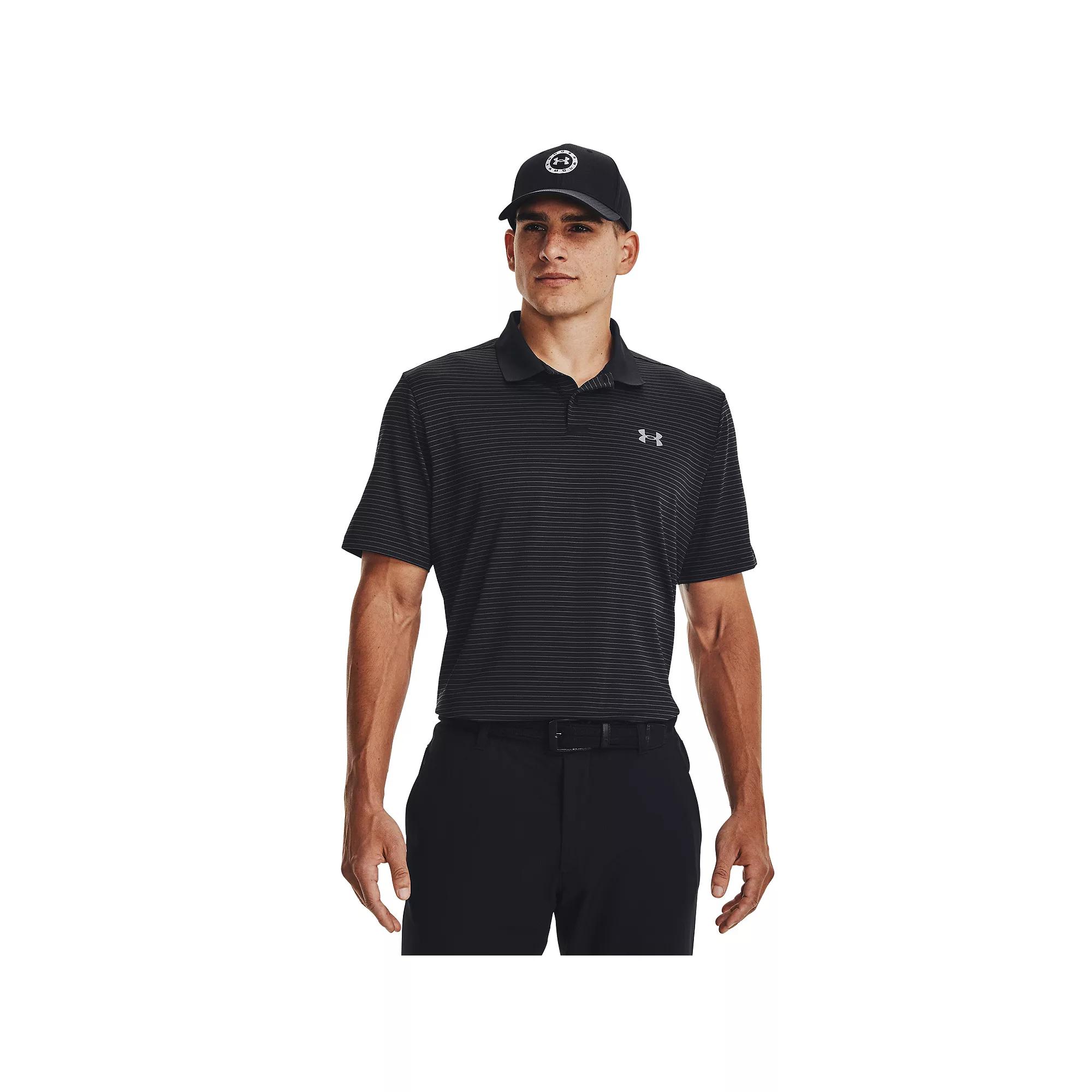Men's Under Armour Performance 3.0 Stripe Golf Polo,  Product Image