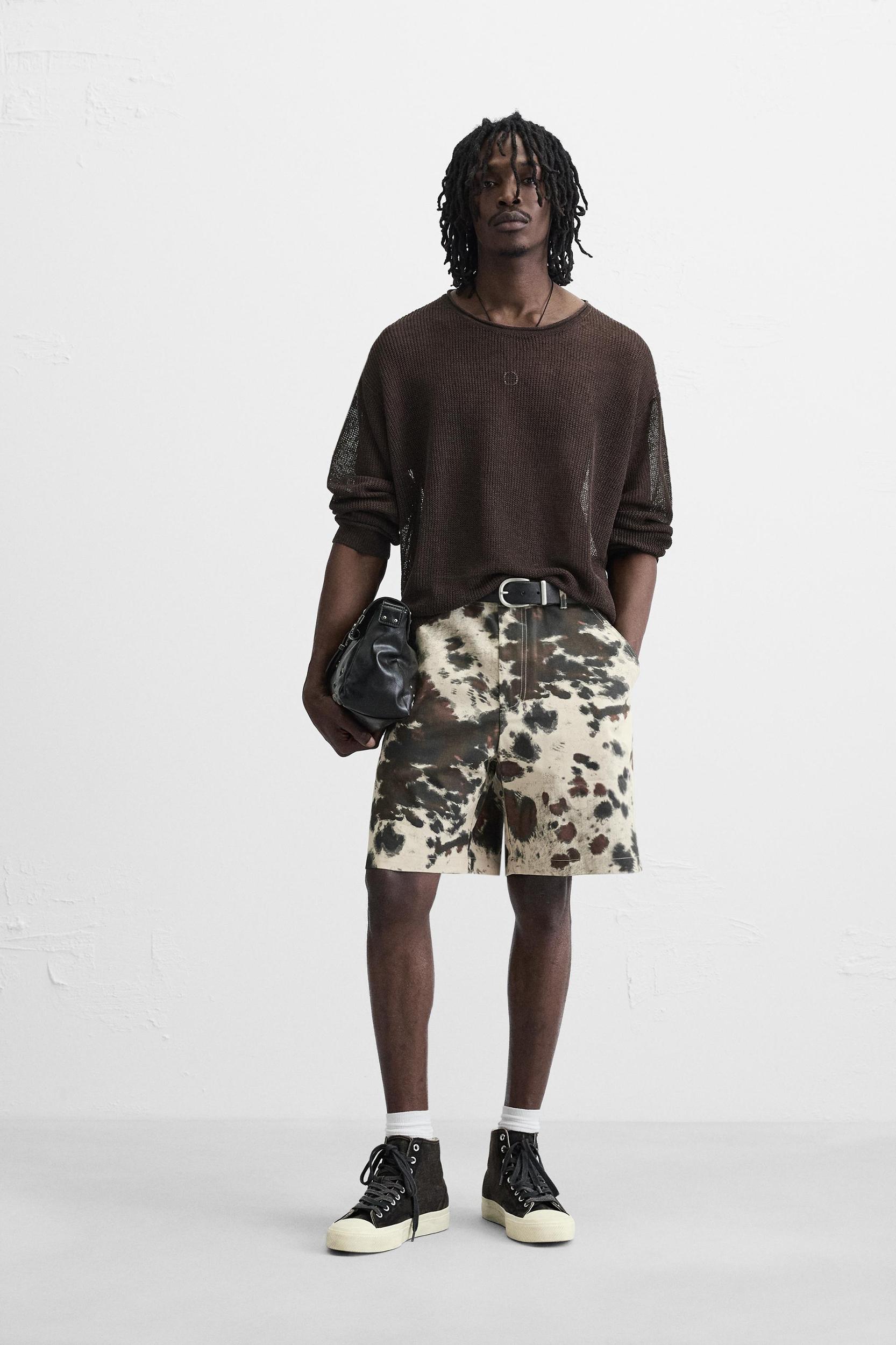 ANIMAL PRINT SHORTS Product Image
