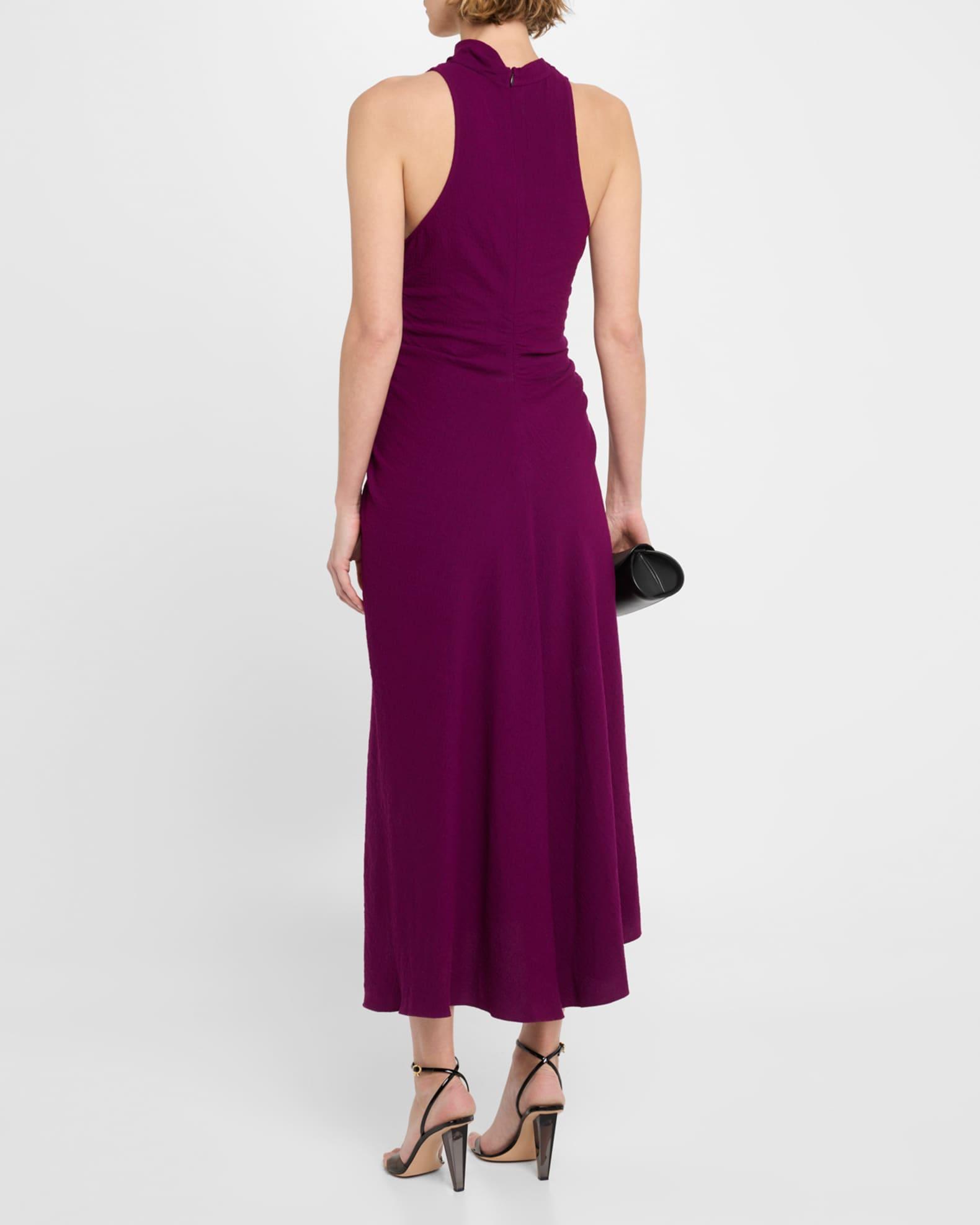Inez Draped High-Neck Dress Product Image