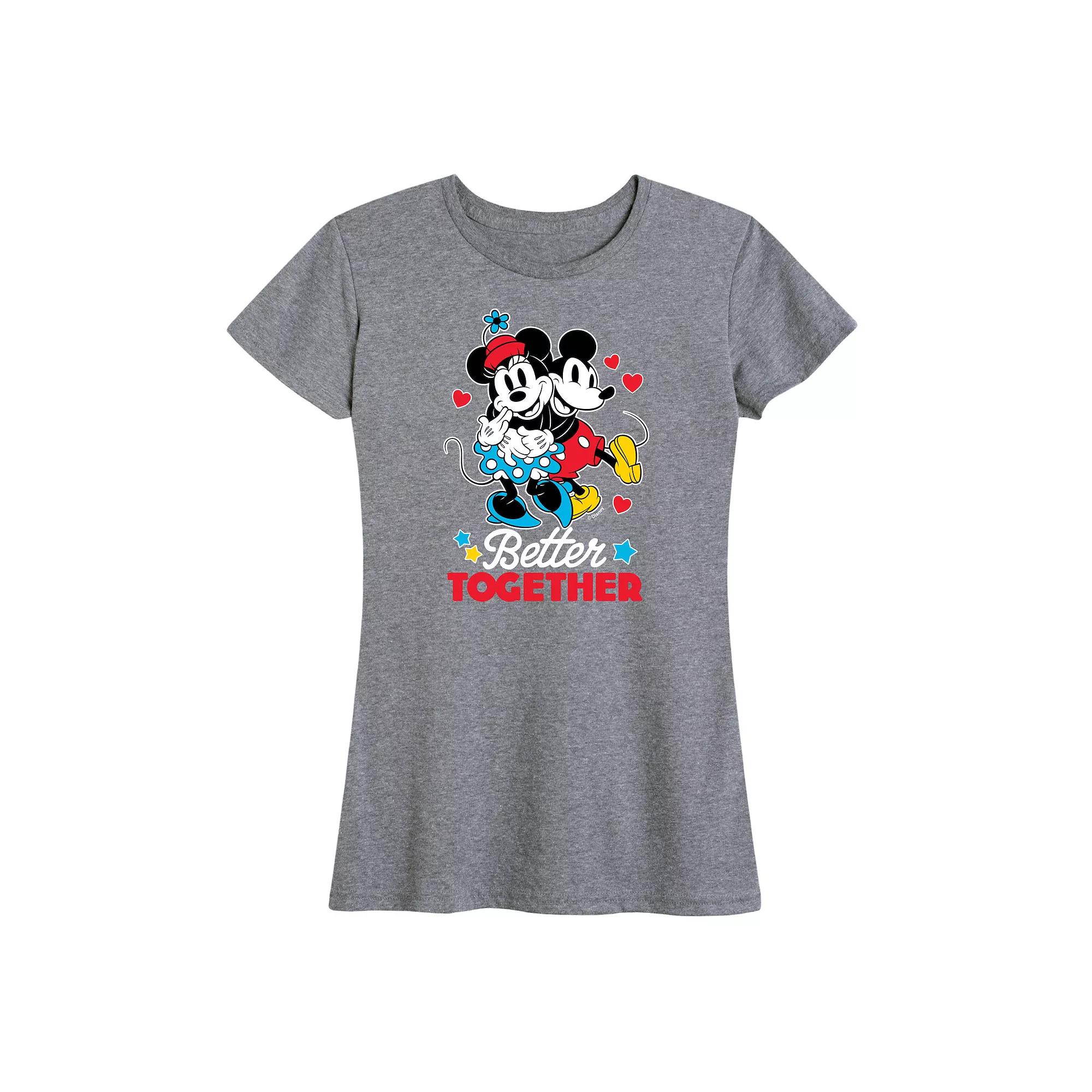 Disney's Mickey & Minnie Mouse Women's Better Together Graphic Tee,  Product Image