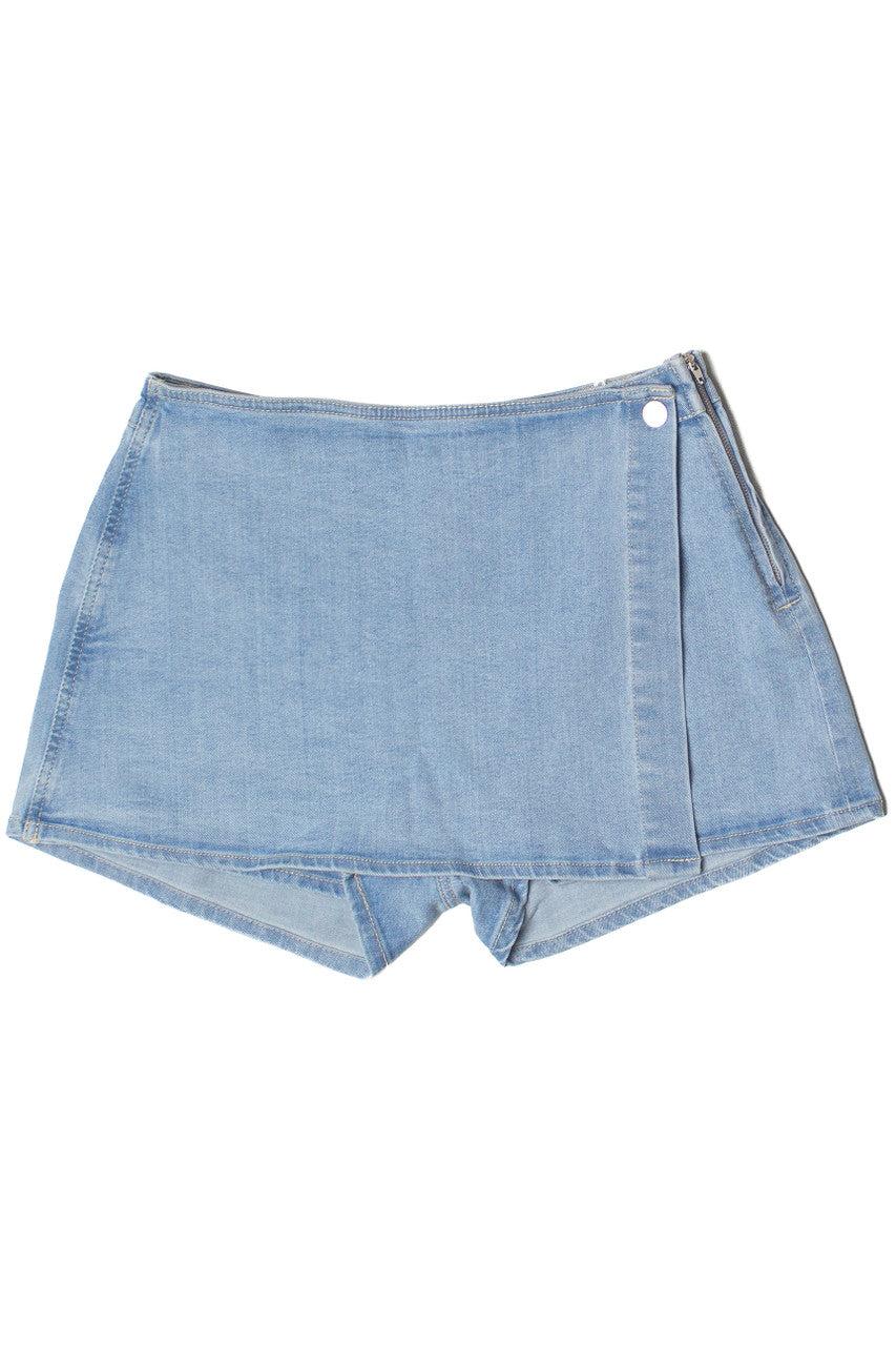 Denim Skort Product Image