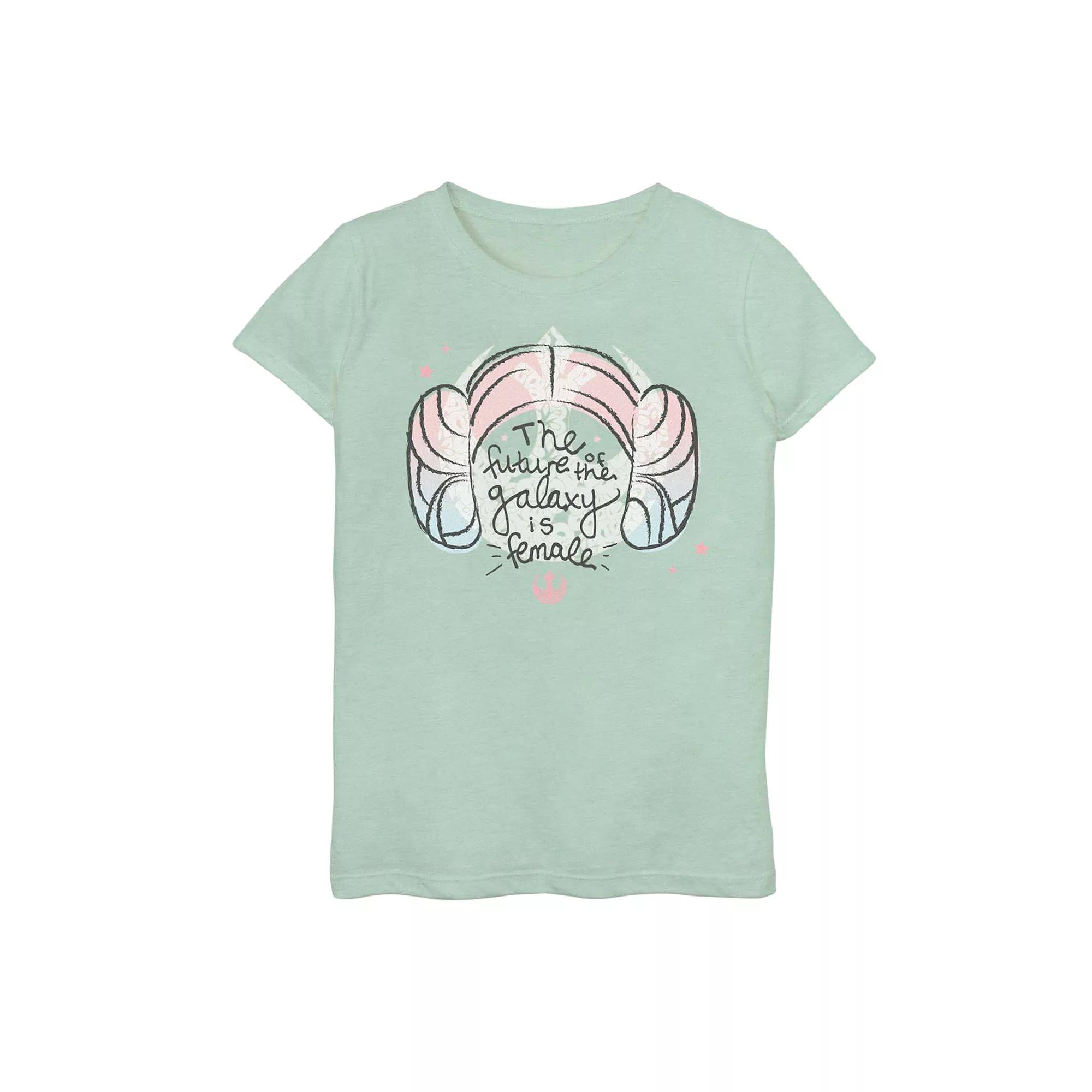 Girls 7-16 Star Wars Leia "The Future Of The Galaxy Is Female" Graphic Tee, Girl's,  Product Image