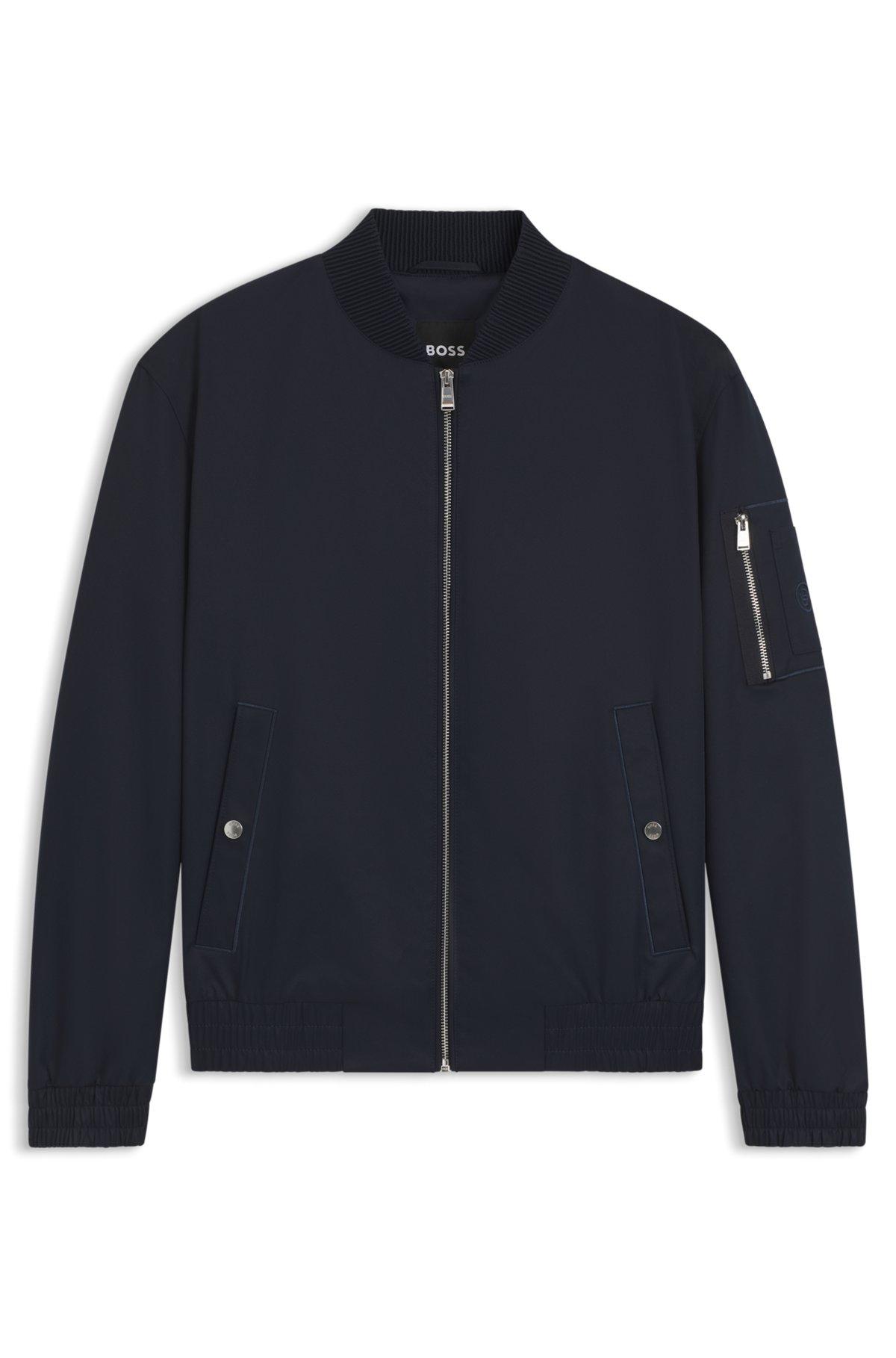 Water-repellent jacket with Double B monogram trim  Product Image