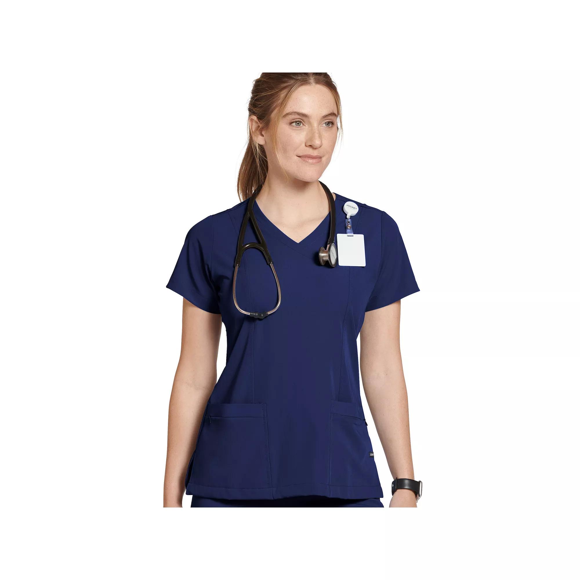 Women's Jockey® Scrubs Mock Wrap Top 2306,  Product Image
