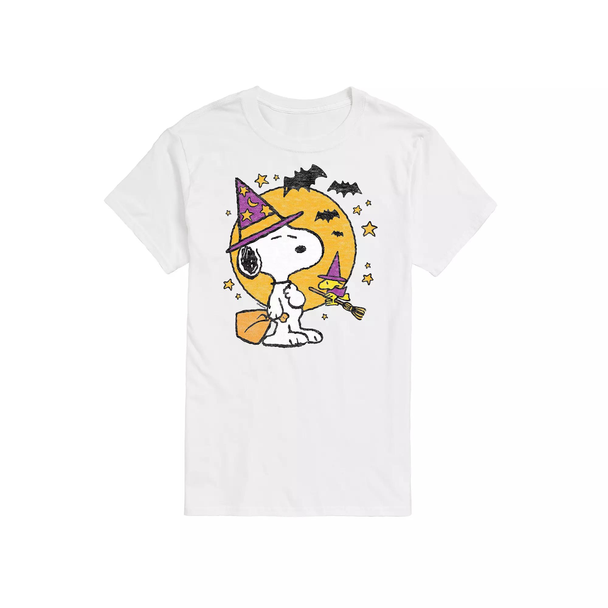 Men's Peanuts Snoopy & Woodstock Witchcraft Graphic Tee,  Product Image