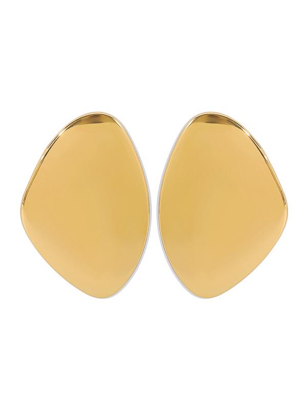 Normcore Geometric Solid Color Drop Earrings Product Image