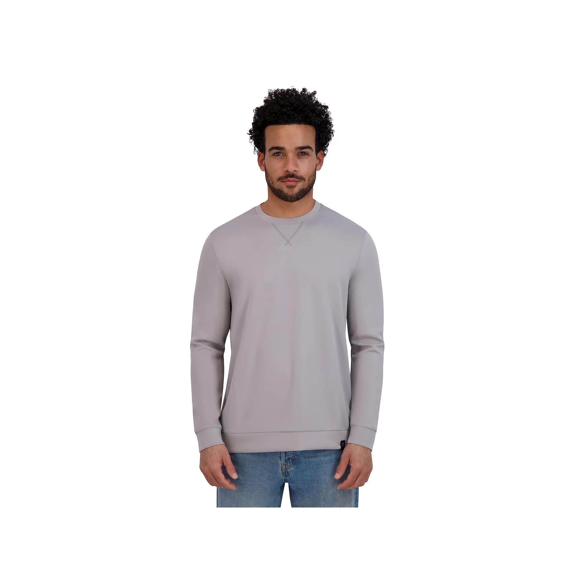 Men's ZeroXposur Soft Scuba Long Sleeve Top, Size: XXL, Gray Product Image