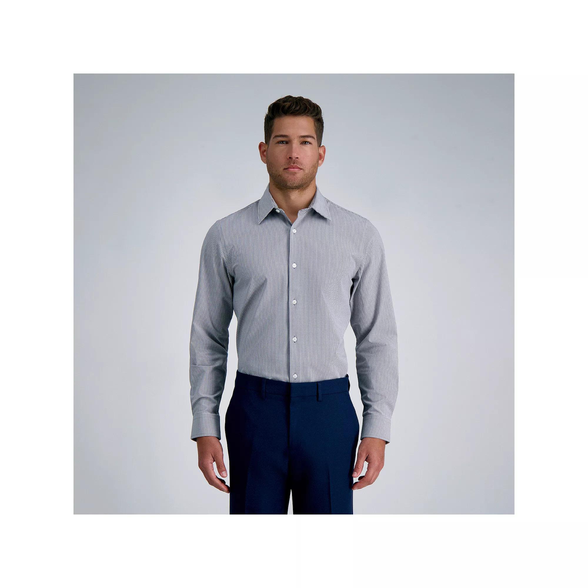 Men's Haggar® Smart Wash® Slim Fit Patterned Dress Shirt,  Product Image