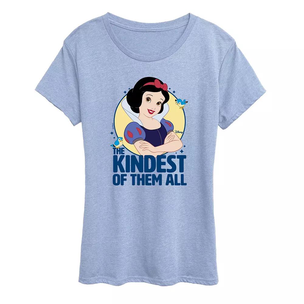 Disney Princess Snow White Women's The Kindest Of Them All Graphic Tee,  Product Image