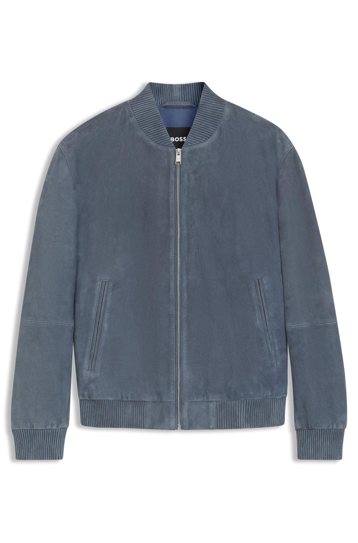 Regular-fit jacket in suede Product Image