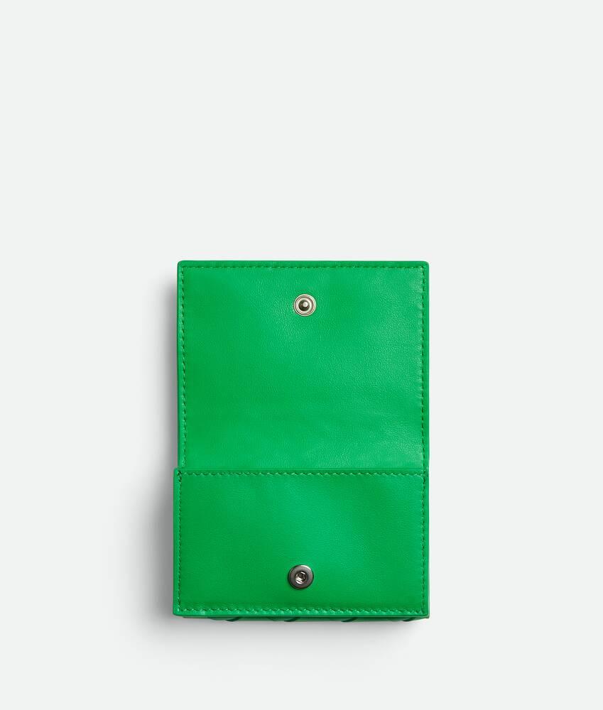 Men's Intrecciato Tiny Tri-Fold Wallet in Parakeet Product Image