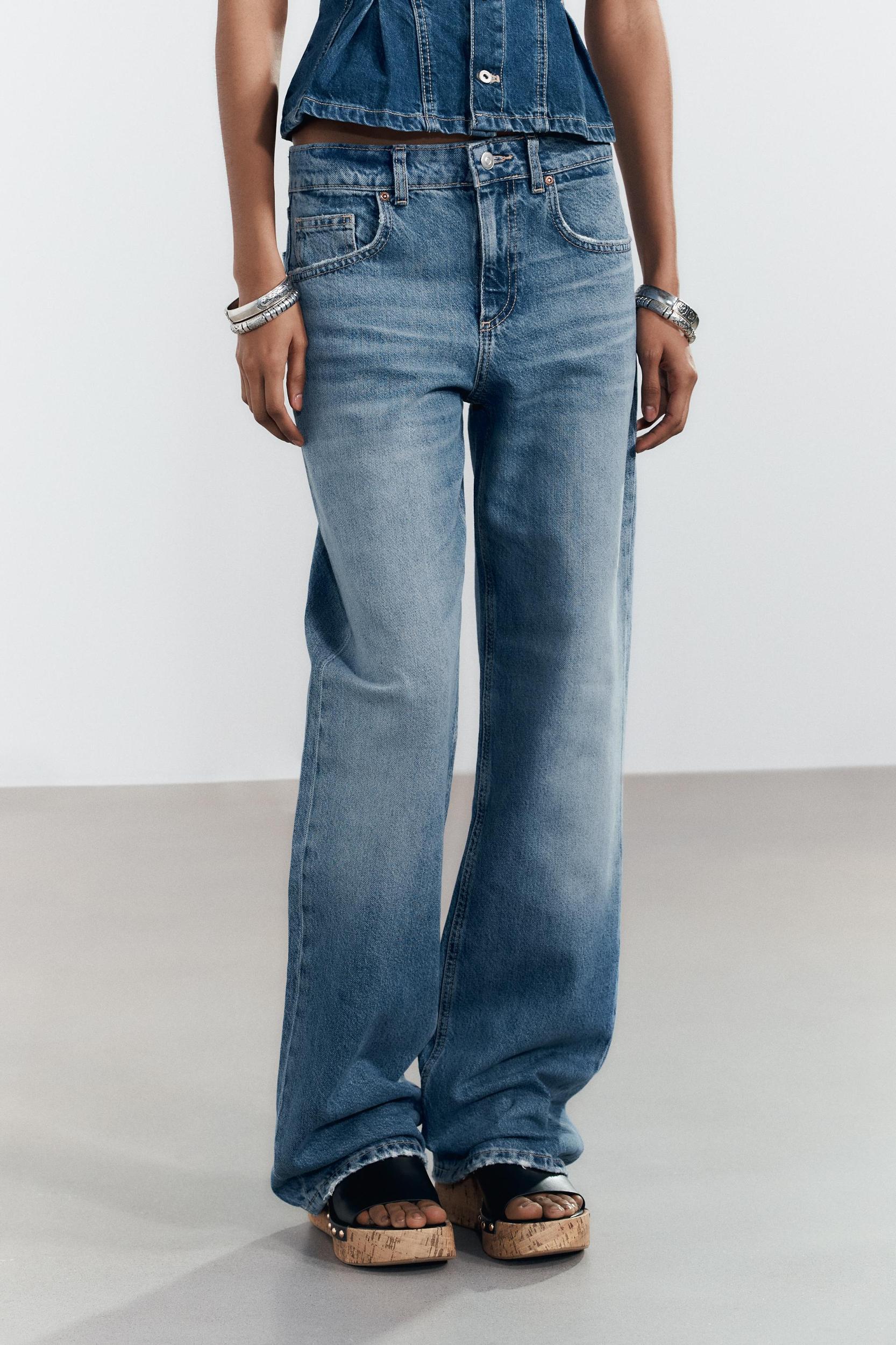TRF MID-RISE WIDE LEG JEANS Product Image