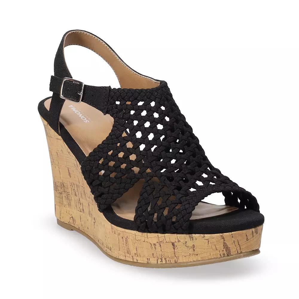Sonoma Goods For Life® Taffy Women's Wedge Sandals,  Product Image