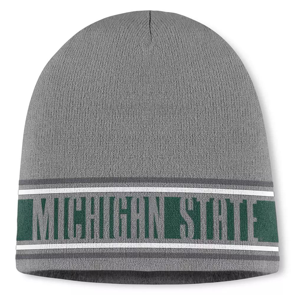 Men's Top of the World Gray Michigan State Spartans Jace Knit Beanie, Grey Product Image