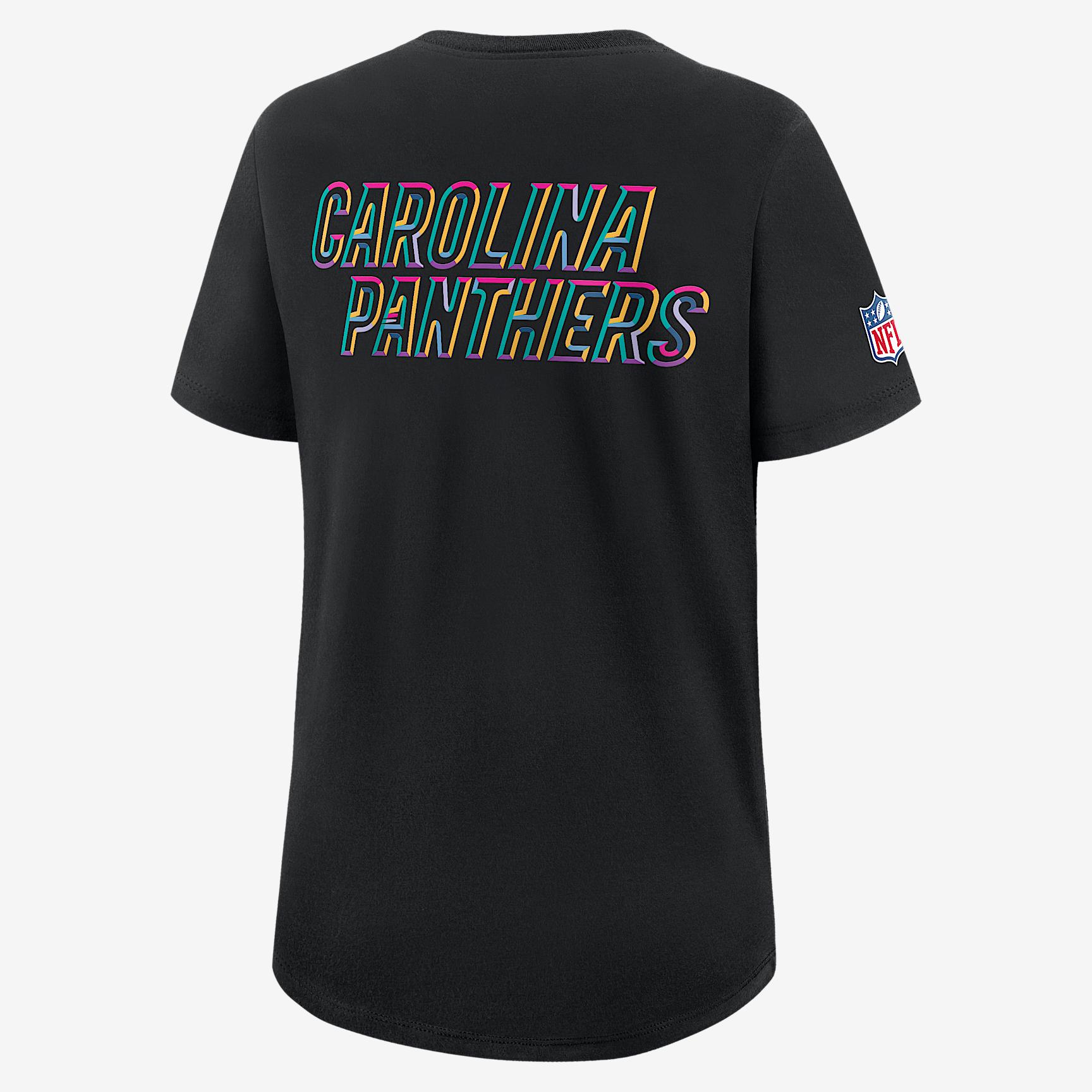 Carolina Panthers Crucial Catch Women's Nike Dri-FIT NFL T-Shirt Product Image
