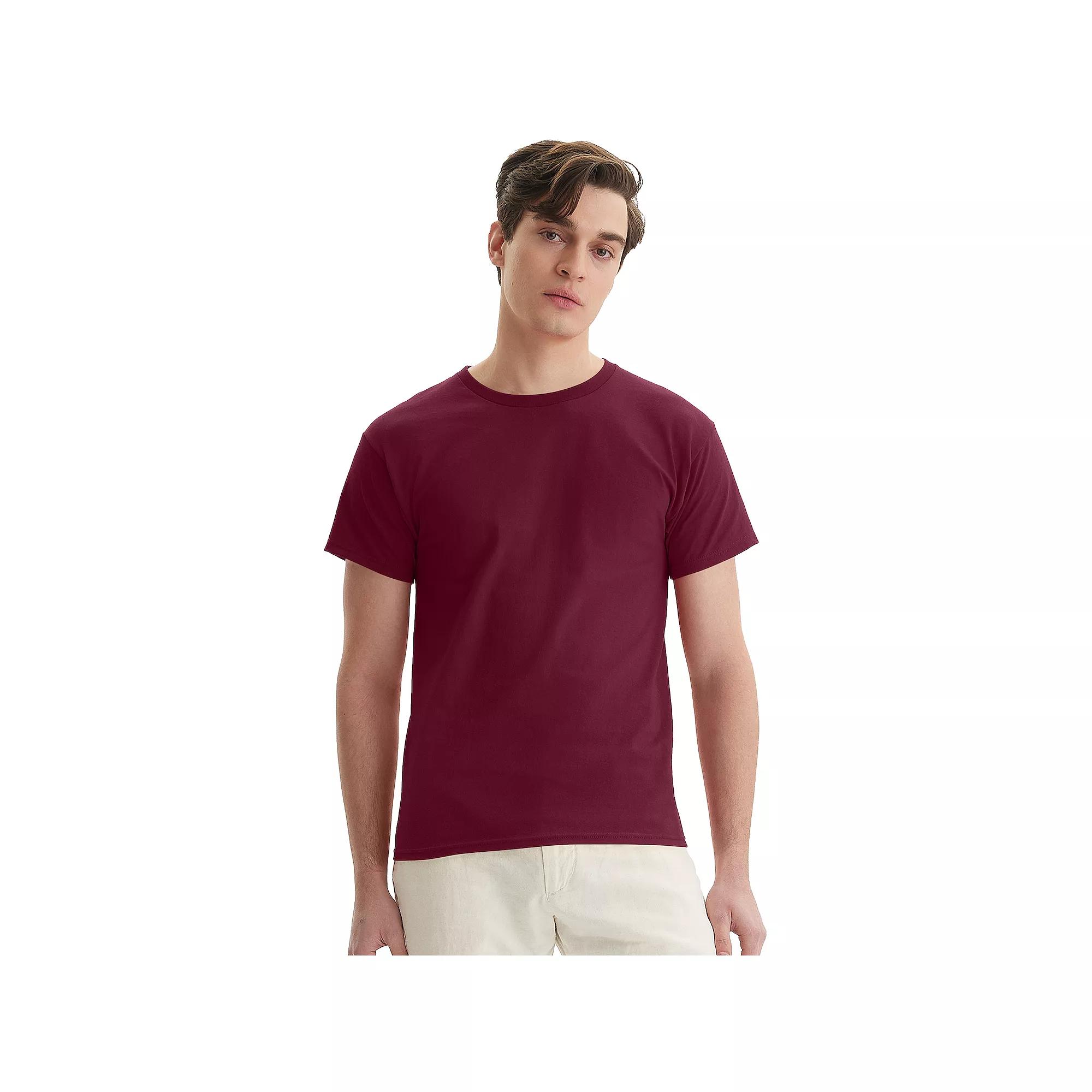 Men's Hanes® Essentials 4-Pack Cotton T-Shirt,  Product Image