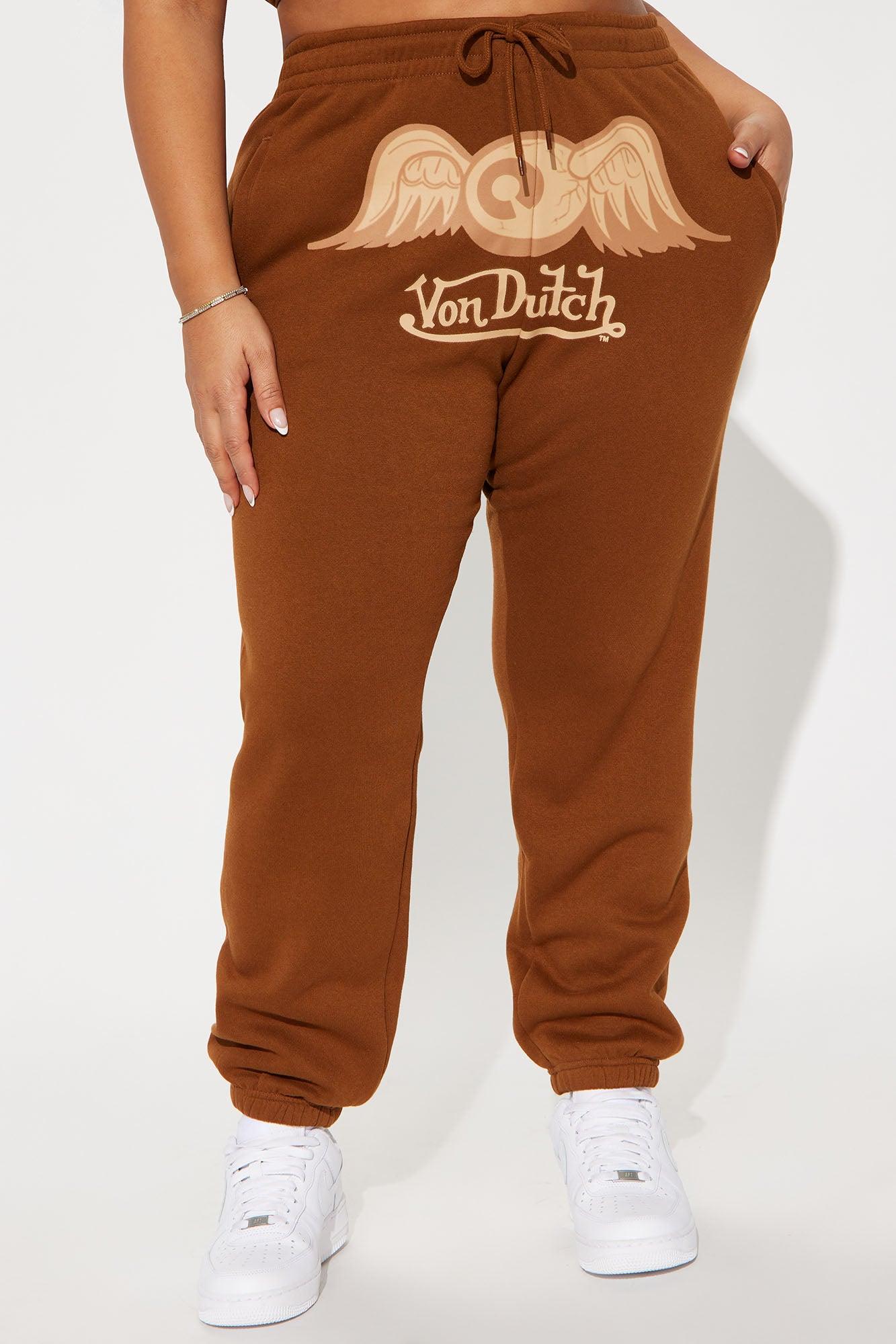 Von Dutch Wings Jogger - Brown Product Image