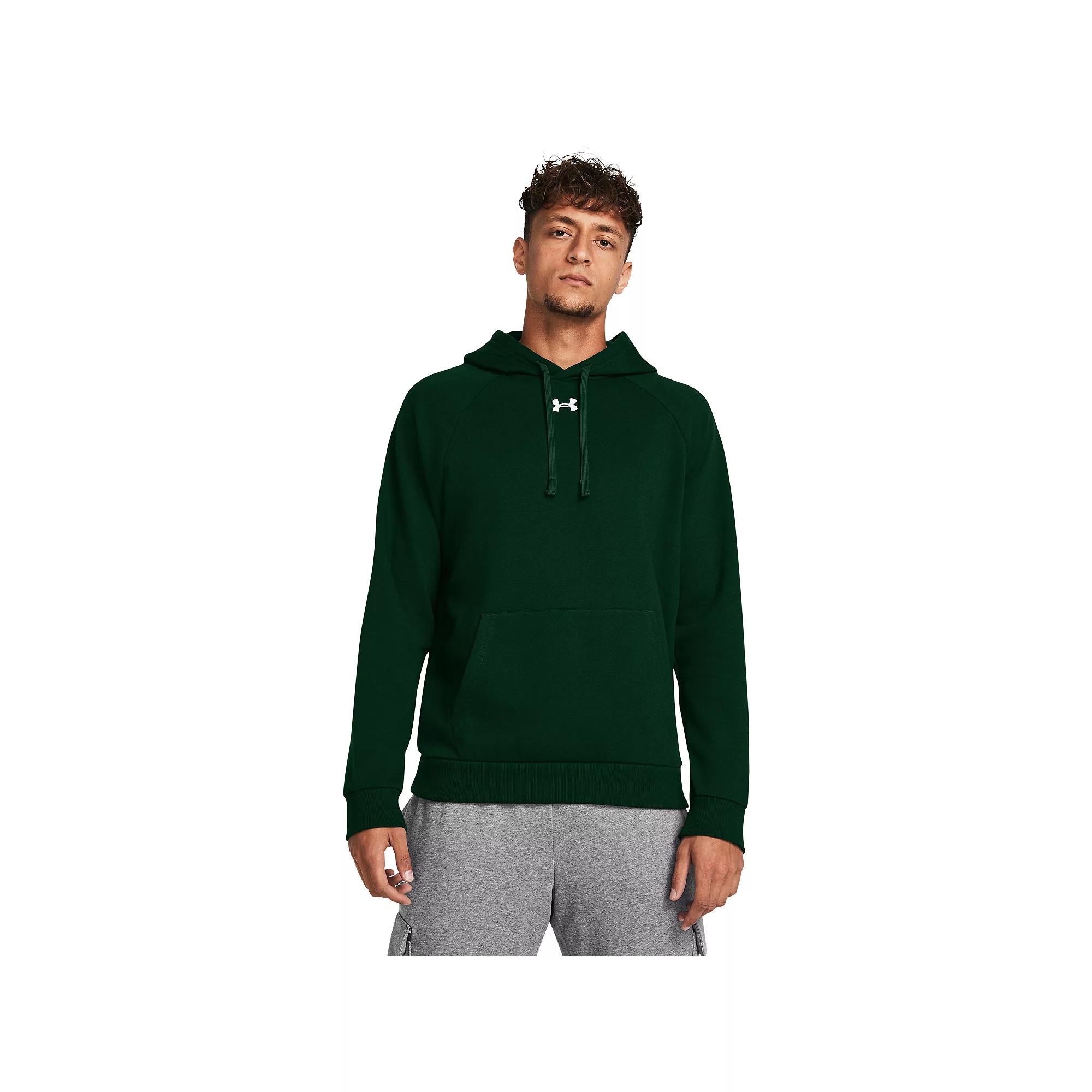 Men's Under Armour Solid Rival Fleece Hoodie,  Product Image