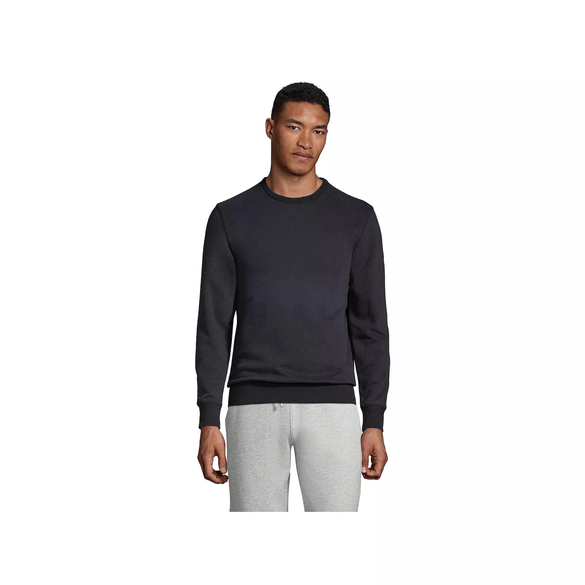 Big & Tall Lands' End Serious Sweats Crewneck Sweatshirt, Men's,  Product Image