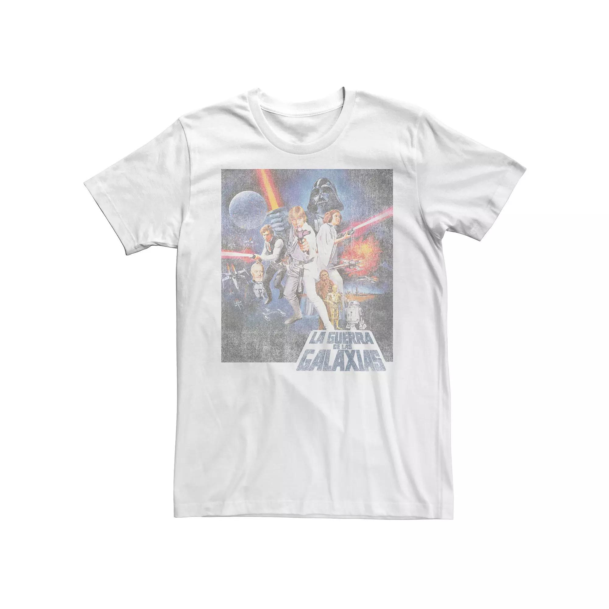 Men's Star Wars Distressed Spanish Poster Graphic Tee,  Product Image