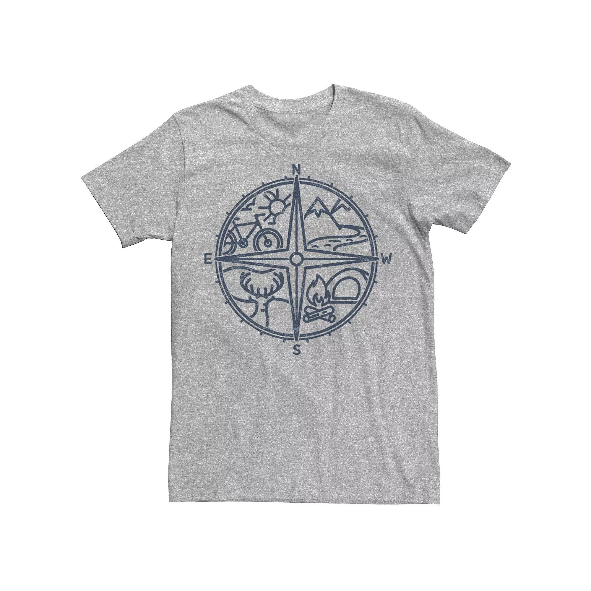 Men's Outdoor Compass Line Art Tee,  Product Image