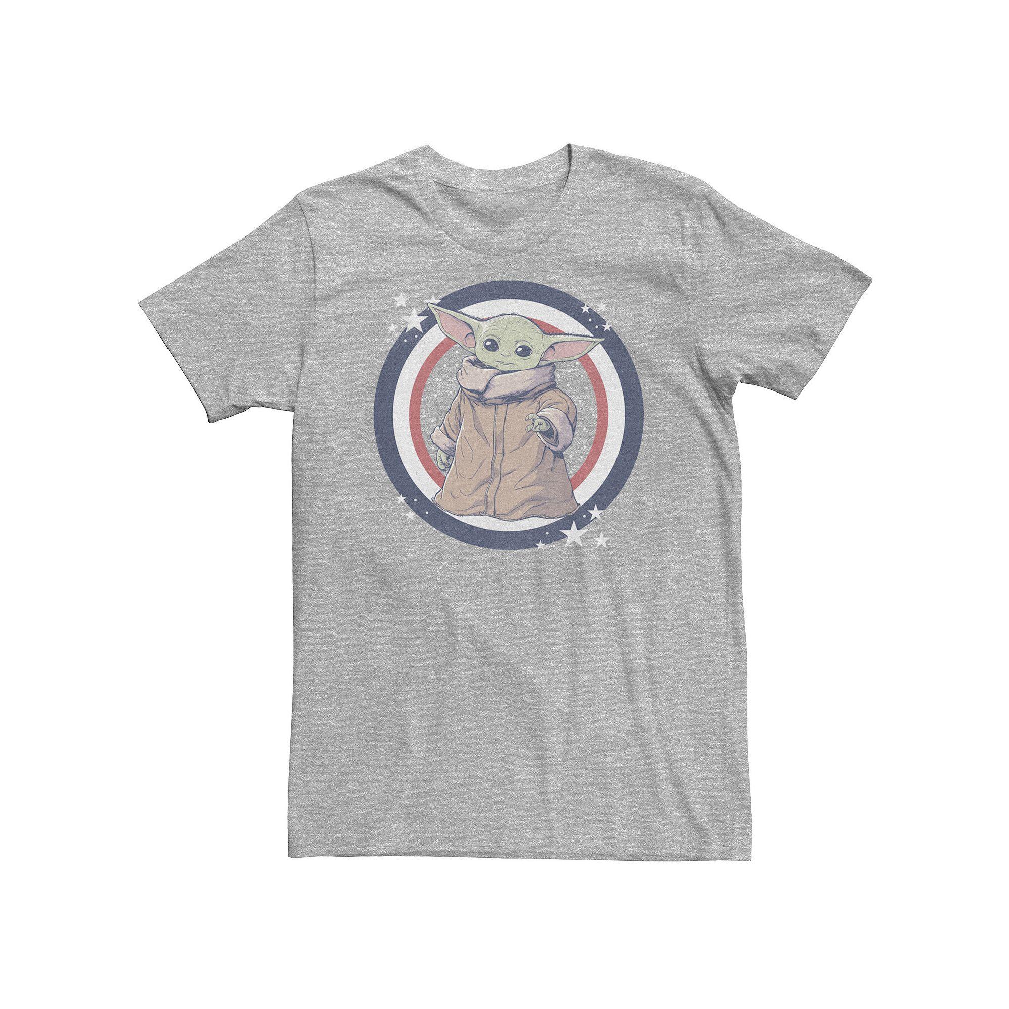 Big & Tall Star Wars: The Mandalorian Fourth Of July Grogu Patriot Tee, Men's,  Product Image
