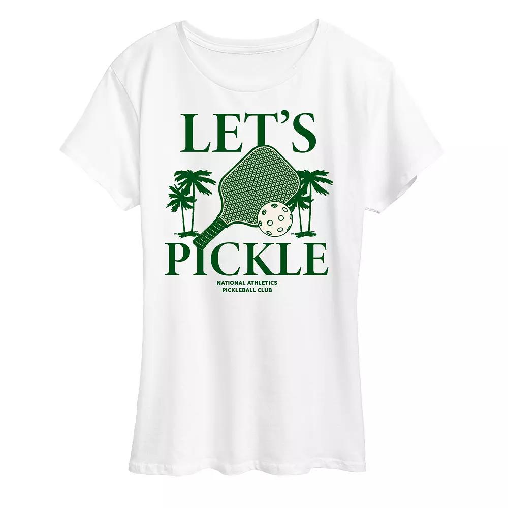 Women's Let's Pickle Graphic Tee,  Product Image