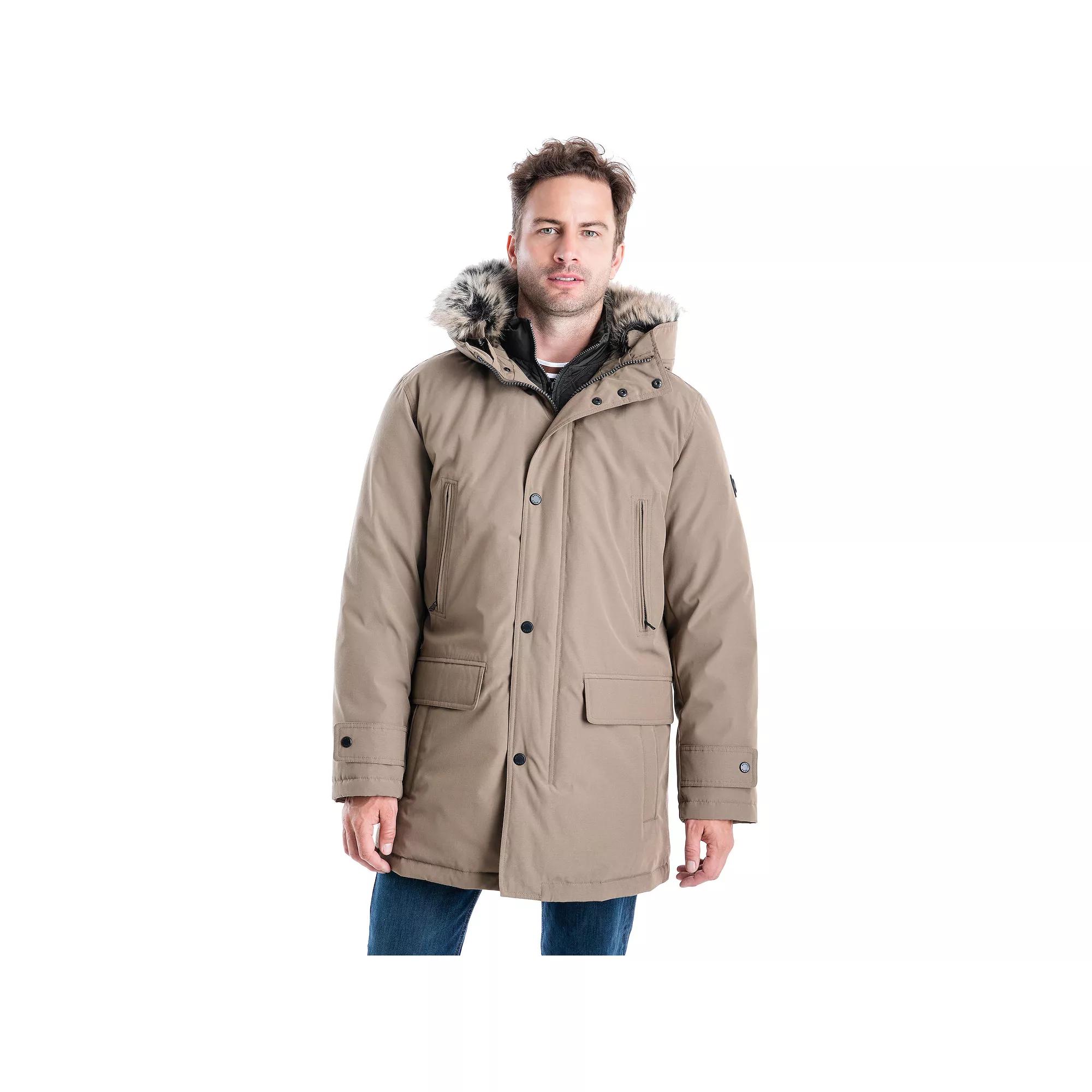 Men's London Fog Arctic Jacket, Size: Large, Brown Product Image
