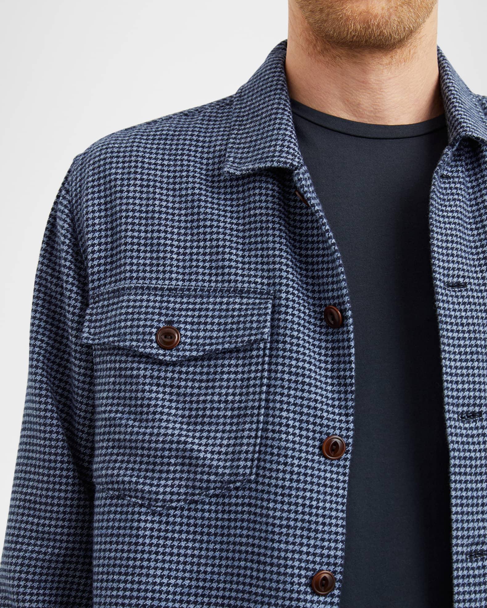 Men's Kerouac Micro-Houndstooth Overshirt Product Image