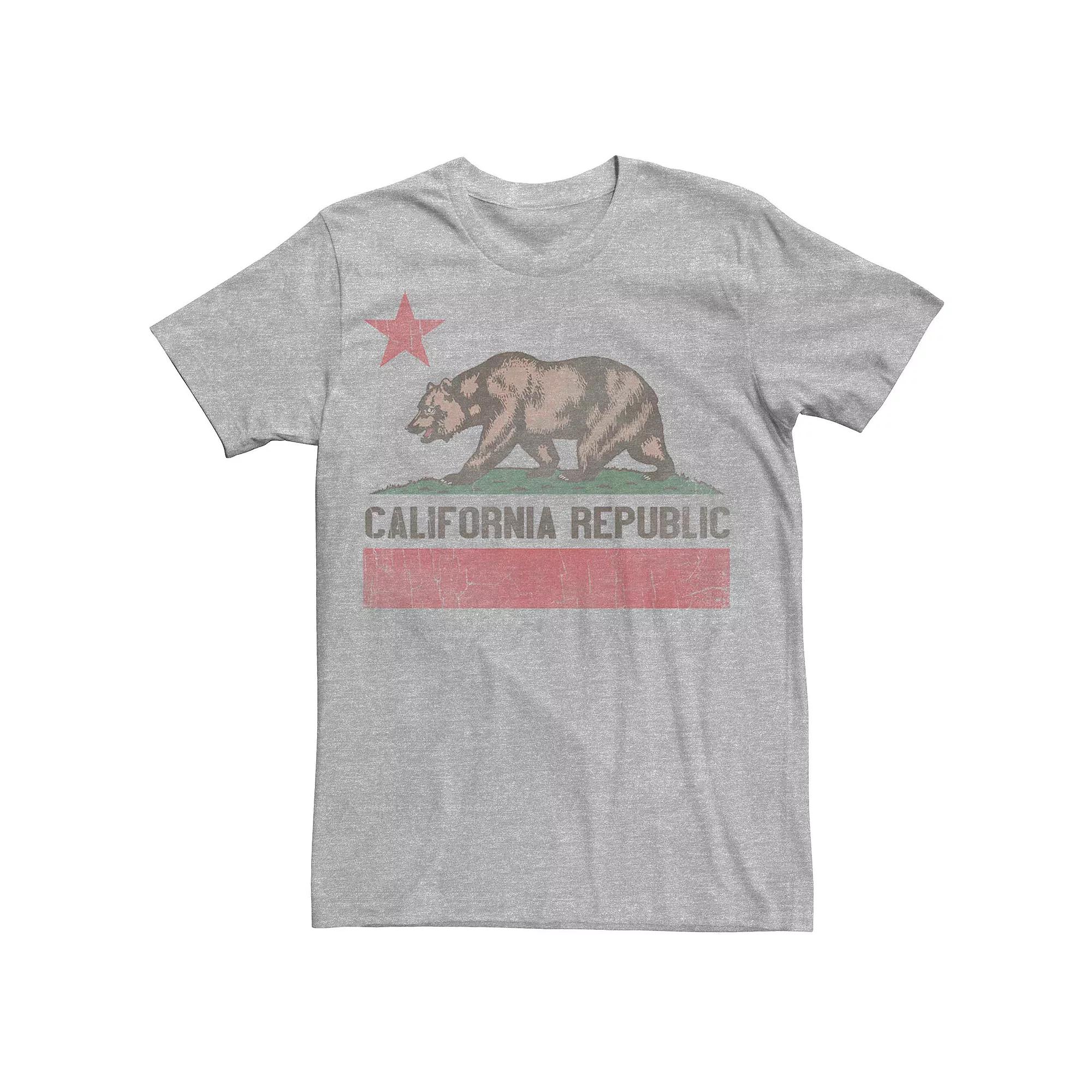 Men's California Republic Bear Vintage Graphic Tee,  Product Image