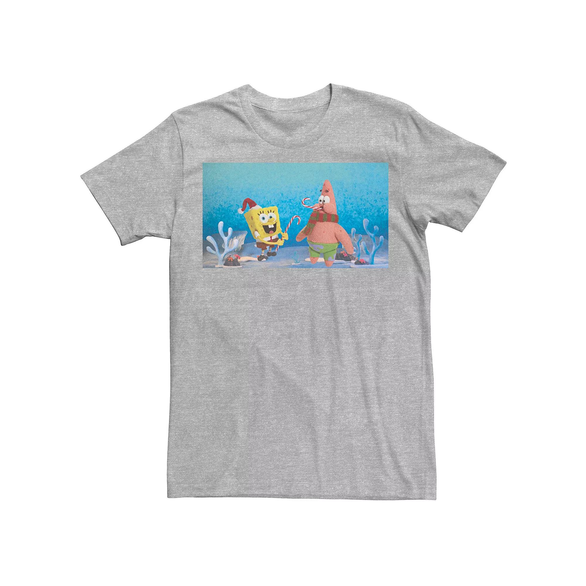 Men's Spongebob Squarepants Patrick Star Christmas Buddies Tee,  Product Image