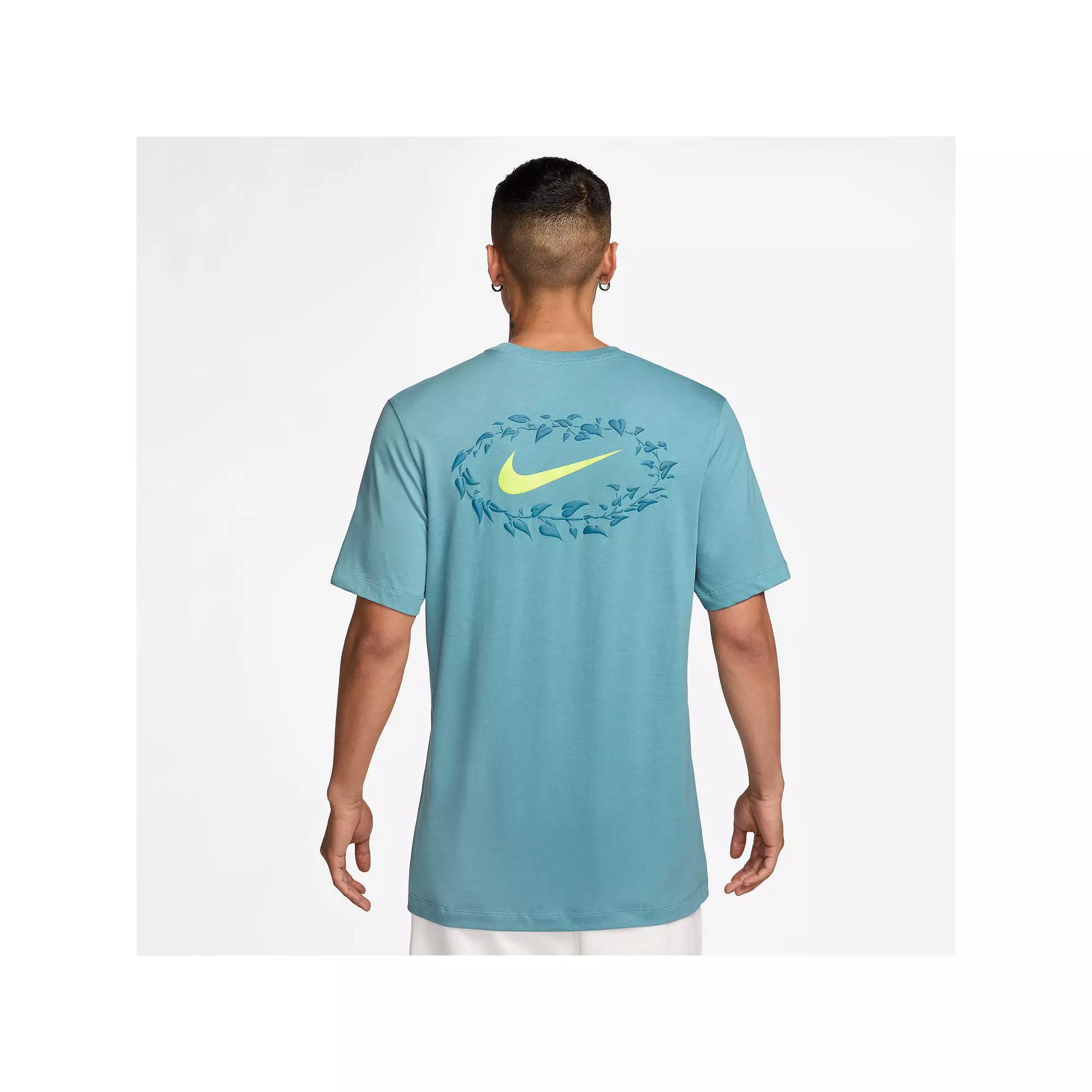 Big & Tall Nike Nurture The Sole Graphic Sportswear T-Shirt, Men's, Size: 3XL, Denim Turquoise Product Image