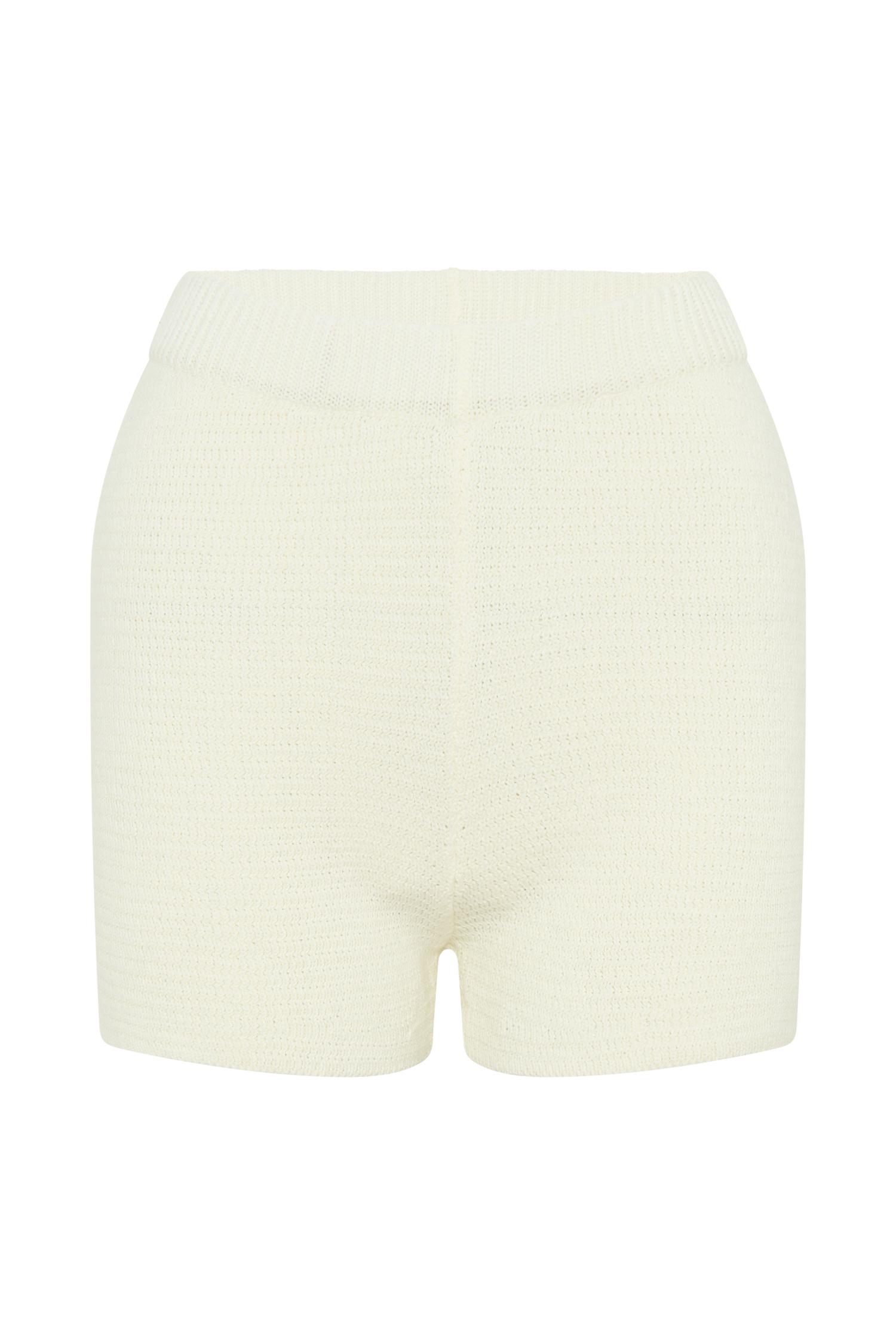 Noah Knit Shorts - Ivory Product Image