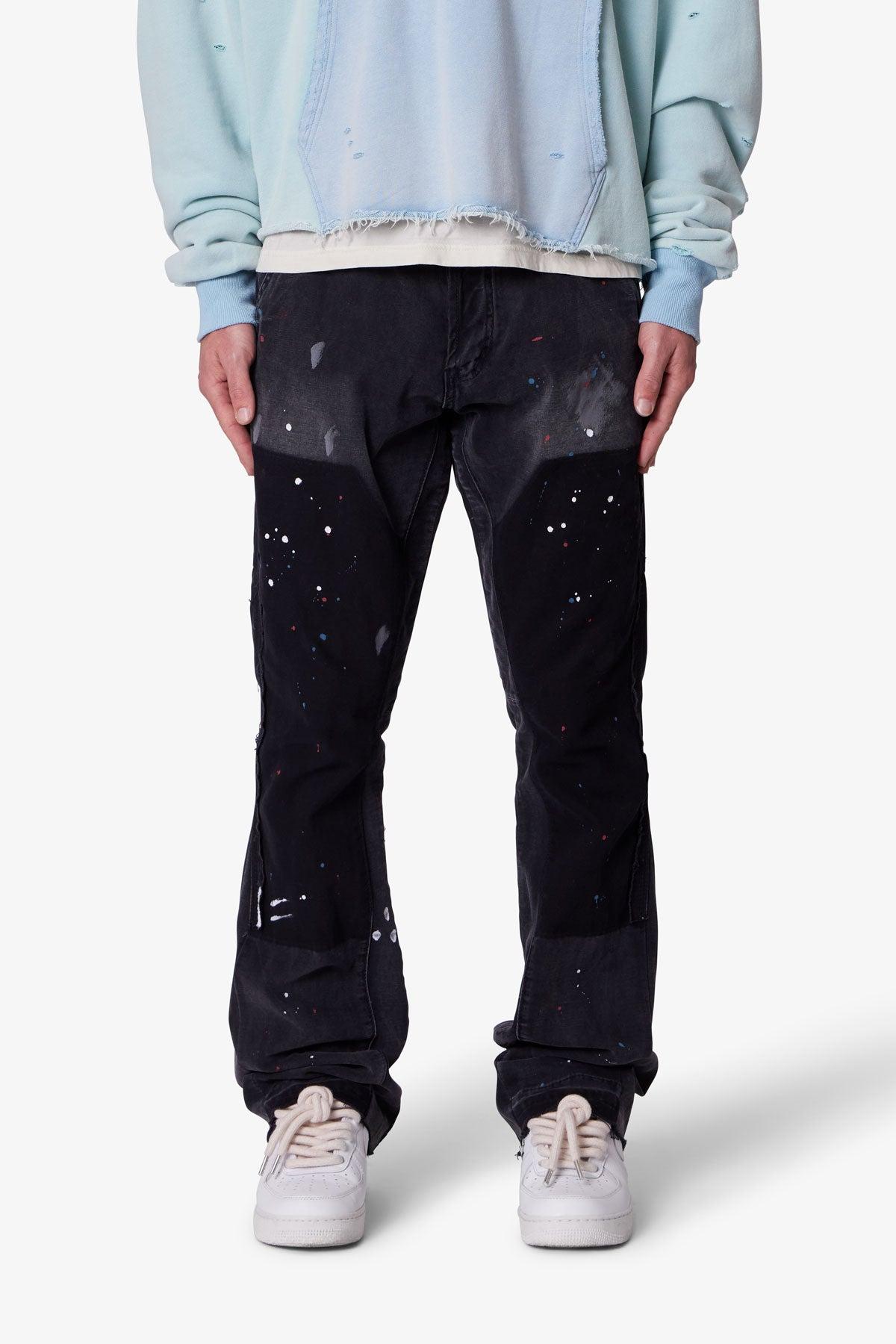 B243 Flare Denim - Black Product Image