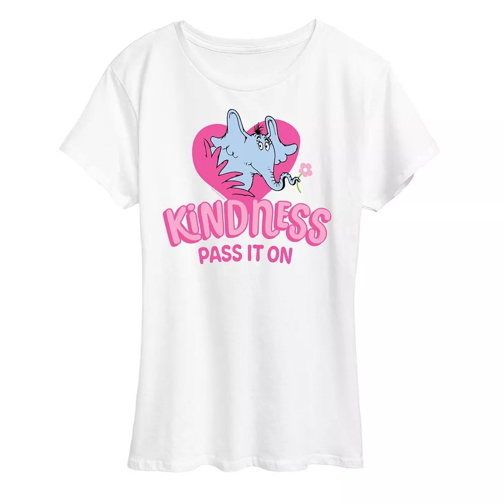 Women's Dr. Seuss Kindness Pass It On Graphic Tee, Girl's,  Product Image
