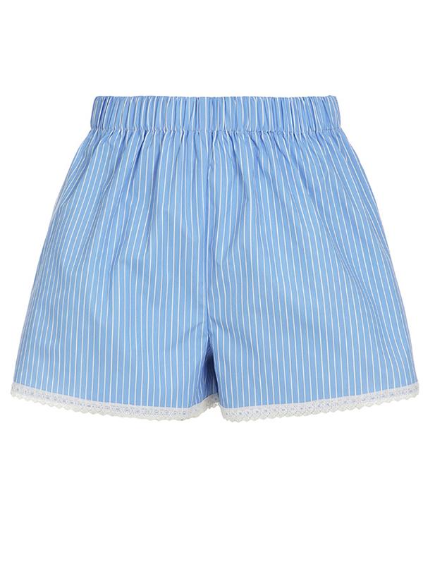 Street Stripe Print Shorts Product Image