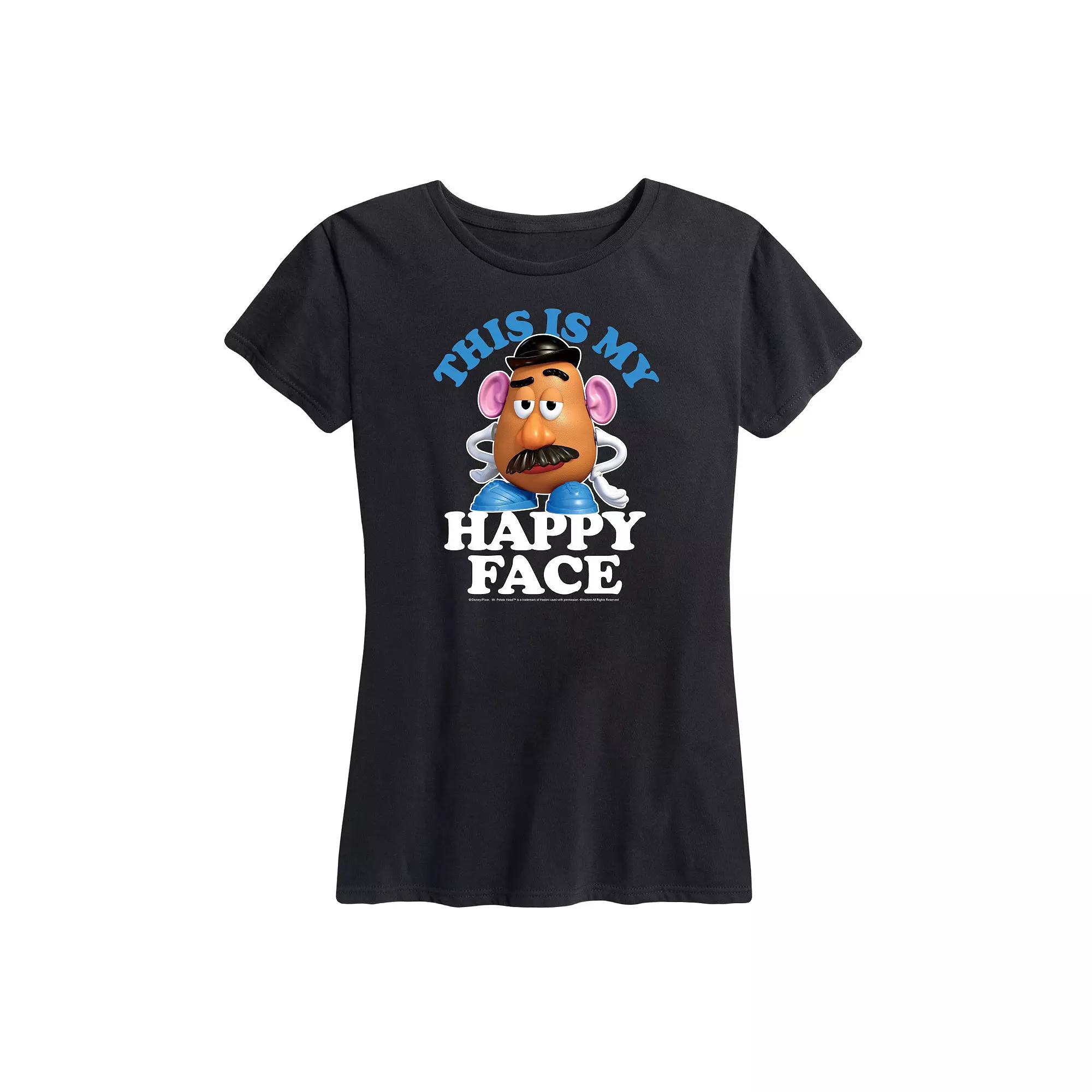 Disney / Pixar's Toy Story Mr. Potato Head Women's Happy Face Graphic Tee, Girl's,  Product Image