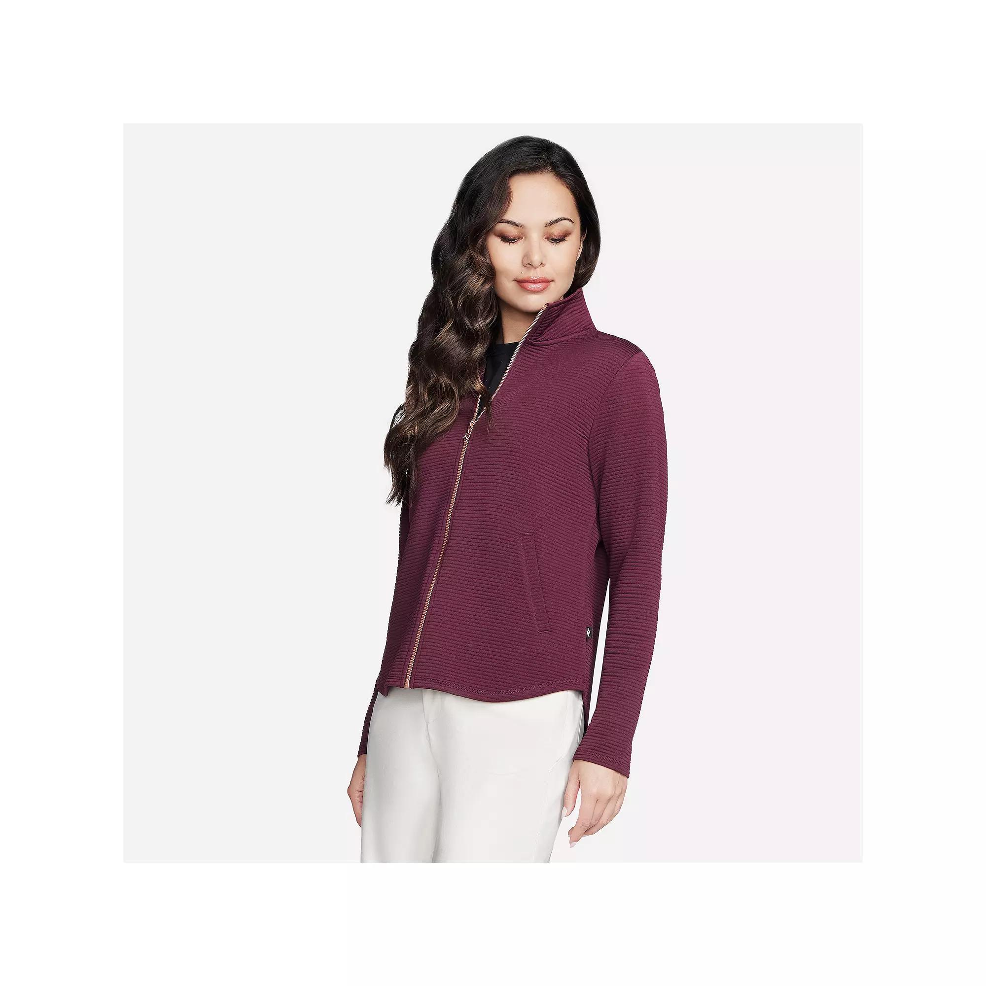 Women's Skechers® The Go Walk® Ottoman Cozy Fit Scoop Hem Jacket,  Product Image