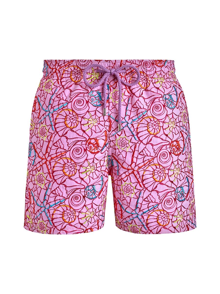 Mens Noumea Sea Embroidered Swim Trunks Product Image