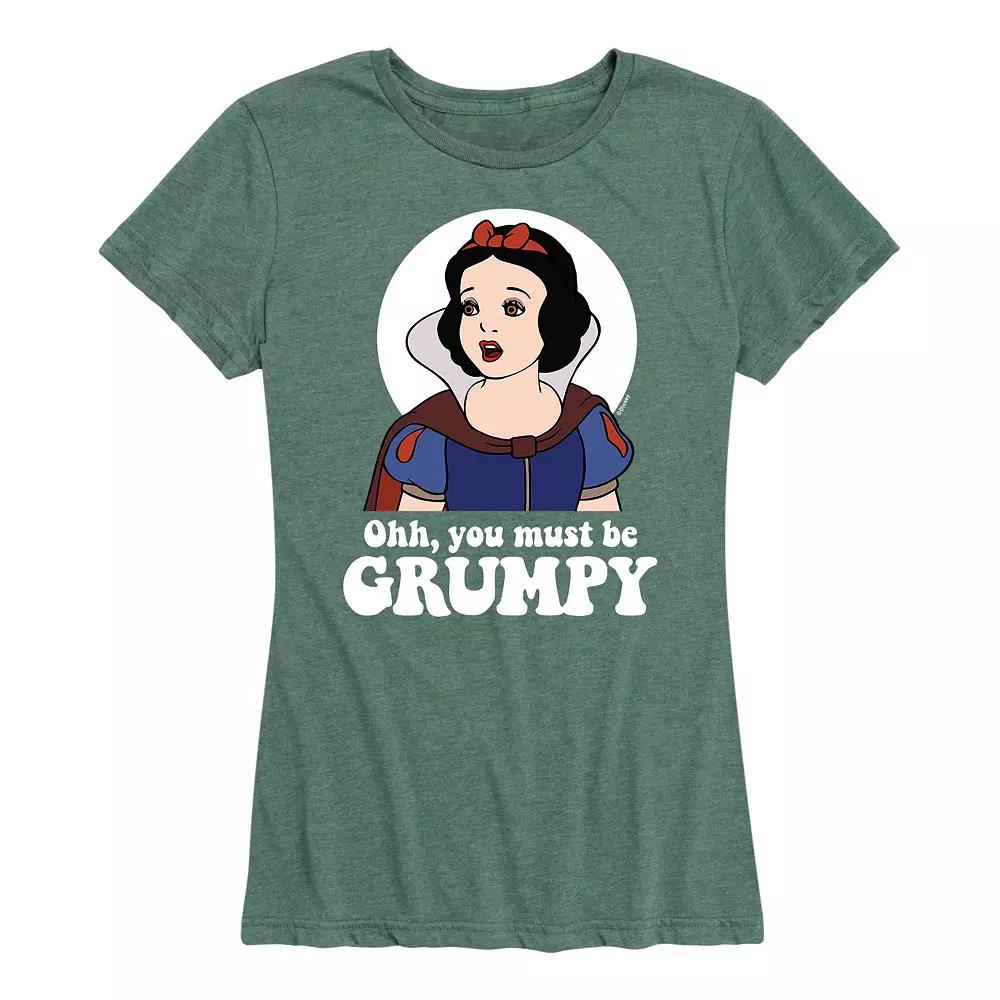 Disney Princess Snow White Women's Must Be Grumpy Graphic Tee, Girl's,  Product Image